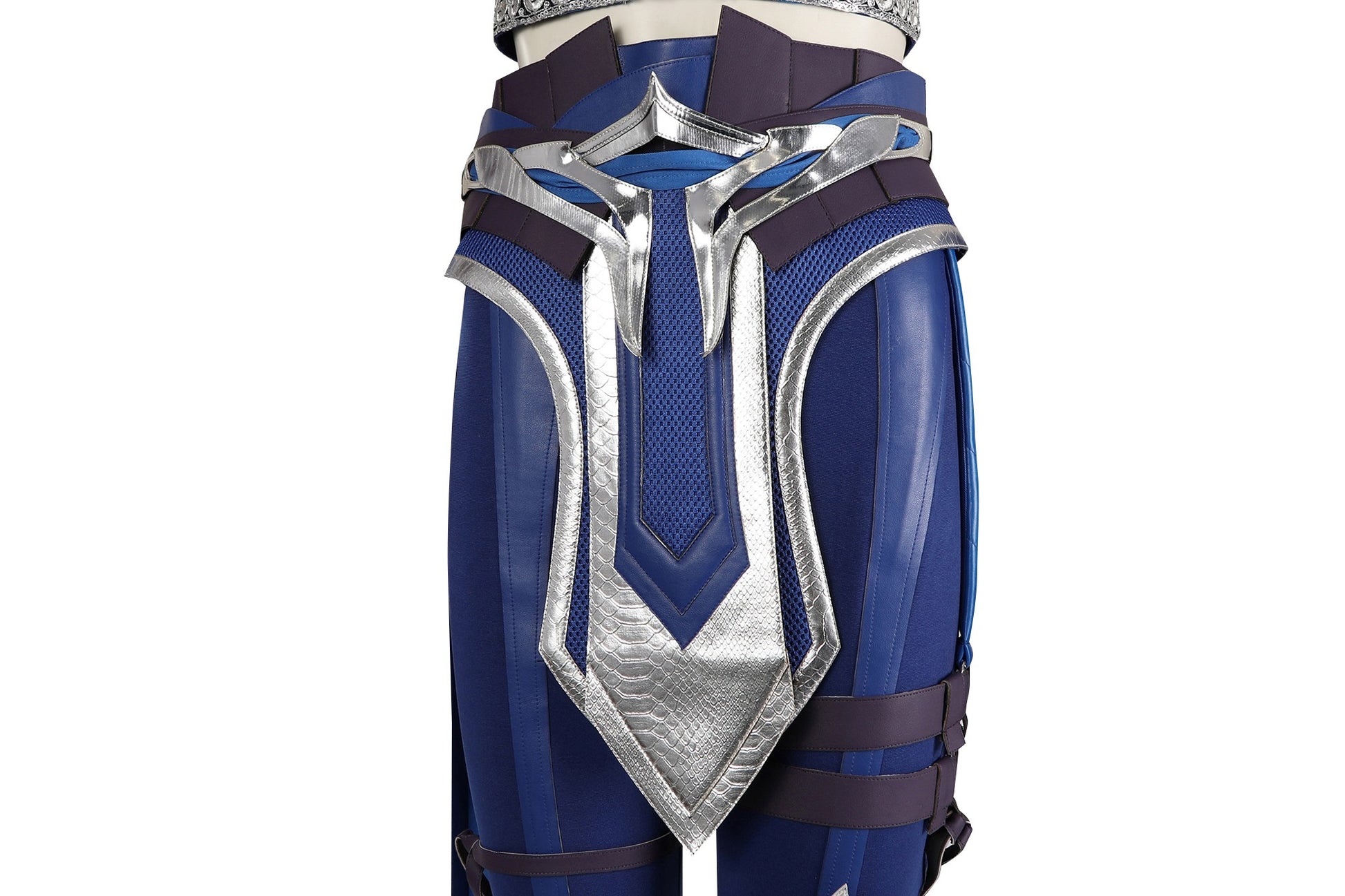 Costume de cosplay Kitana Tenue bleue