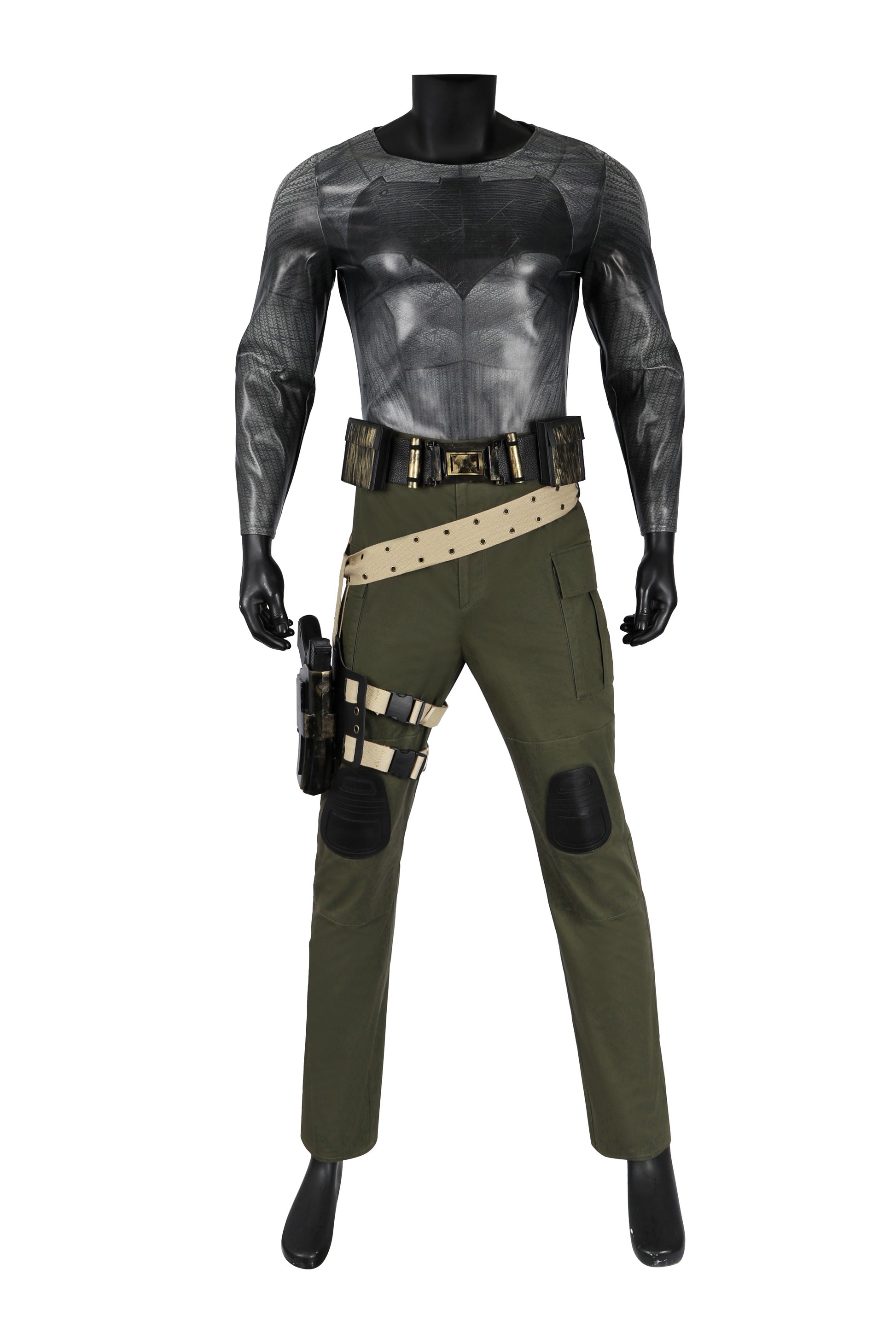 Costume de Cosplay Bruce Wayne Tenue Brune
