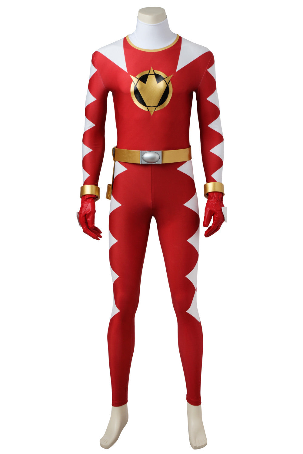 Costume Cosplay Du Ranger Rouge Power Rangers Dino Force