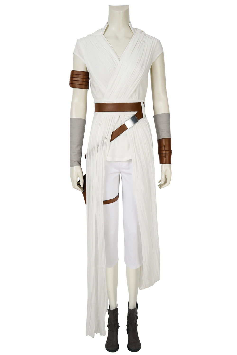 Costume de Cosplay de Rey Skywalker Tenue Blanche