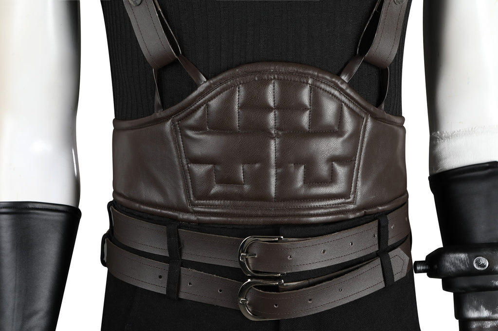 Costume de Cosplay de Cloud Strife Version Épaulette Unique