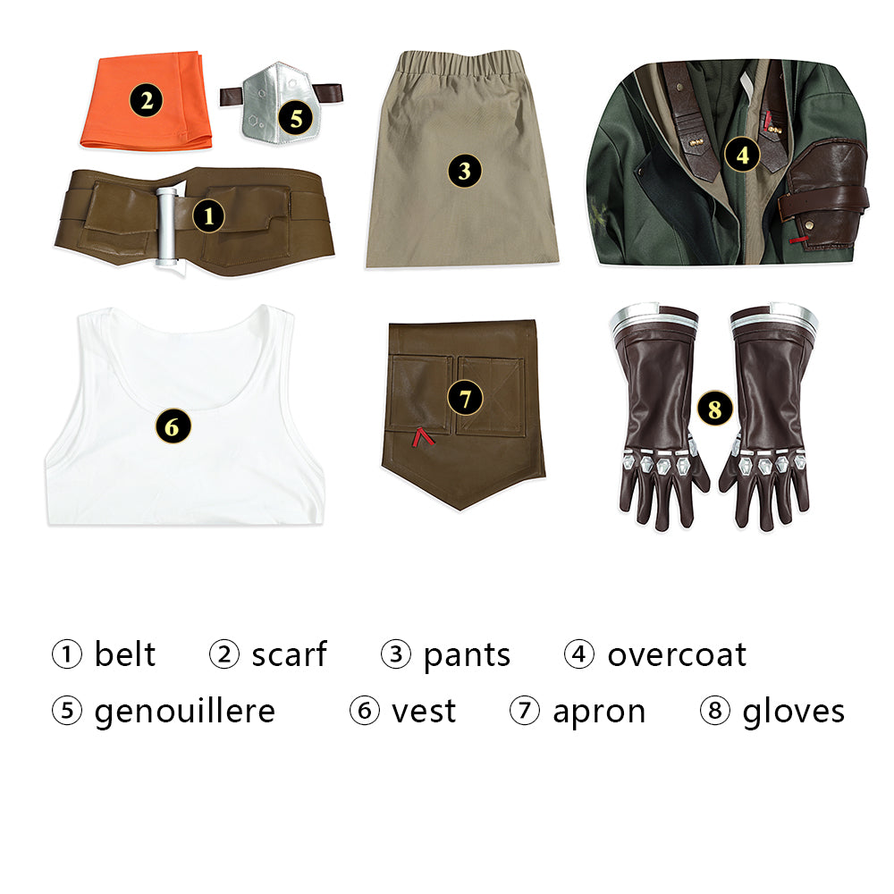 Costume de Cosplay Ekko Outfit