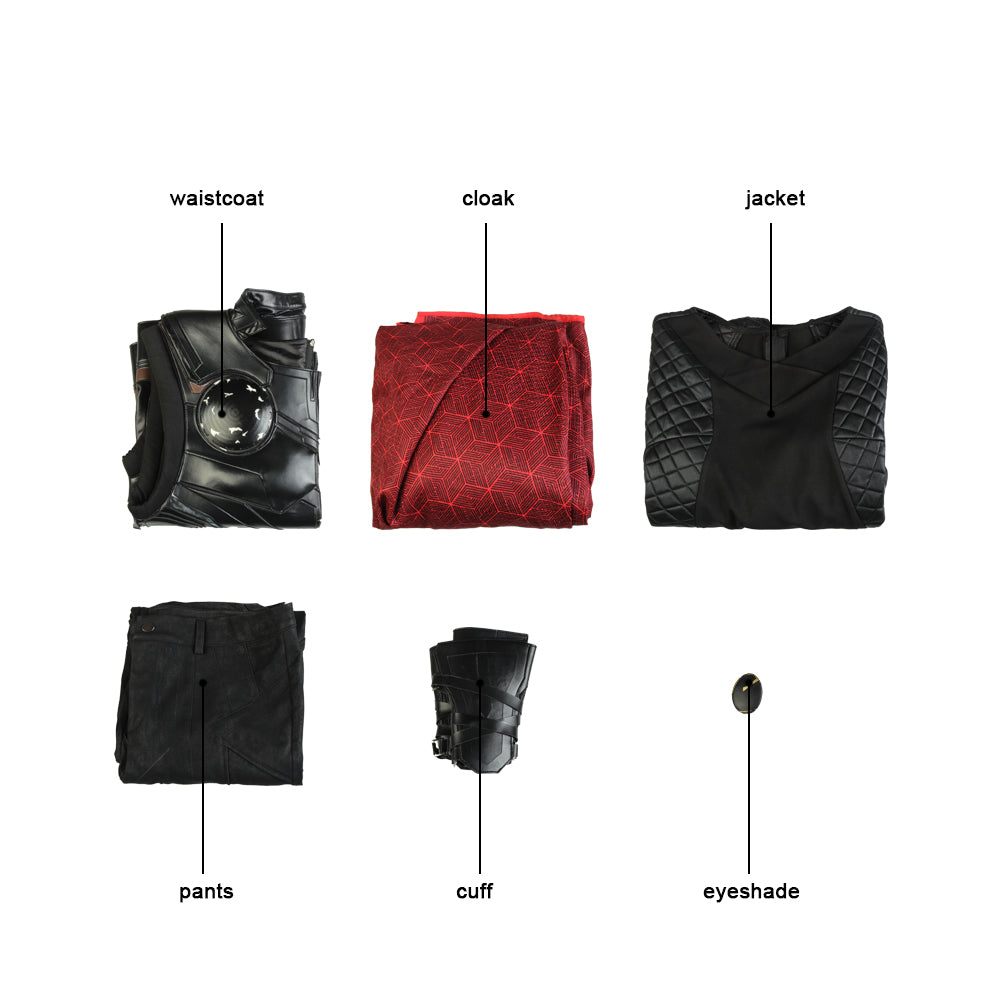 Costume de Cosplay Tenue Noire de Thor