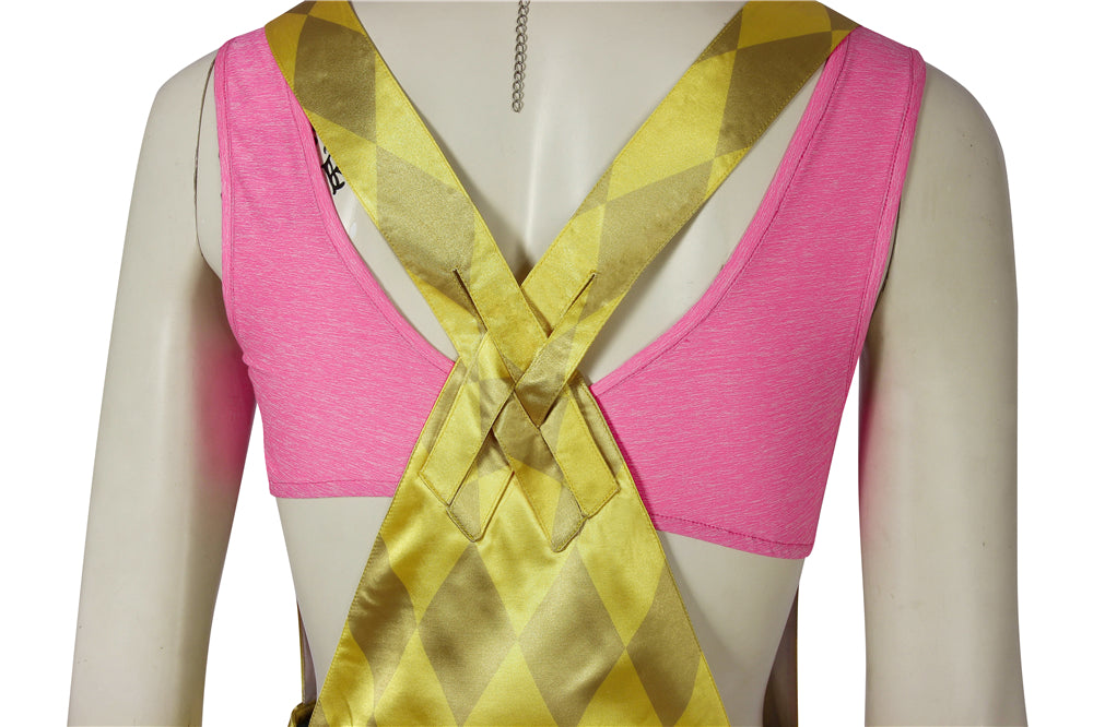Costume de Cosplay de Harley Quinn en Combinaison Jaune