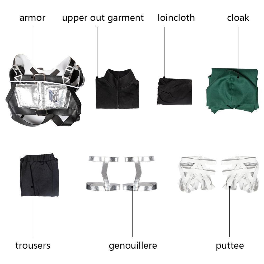 Costume Cosplay L'Attaque des Titans