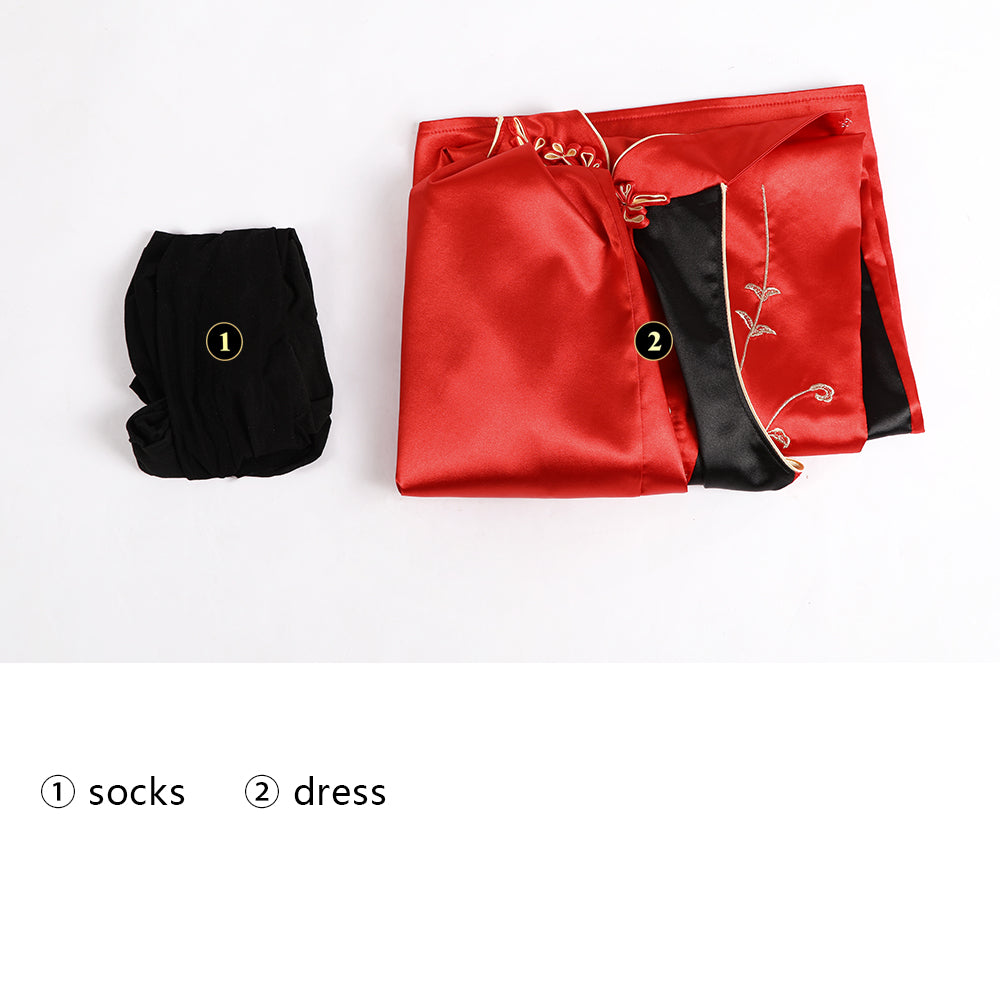 Costume de cosplay d'Ada Wong Robe qipao