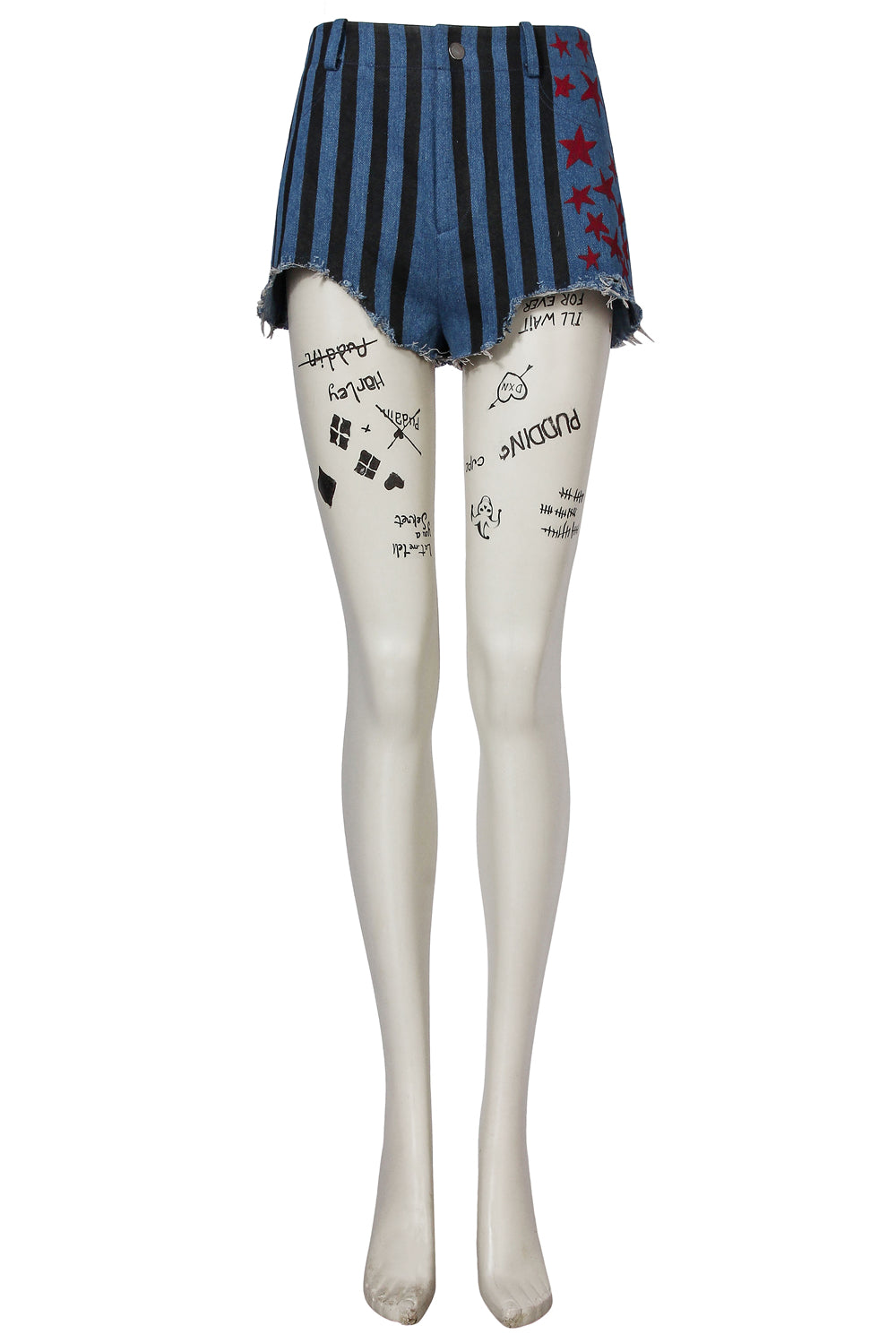 Costume de Cosplay de Harley Quinn avec T-shirt et Tenue Complète