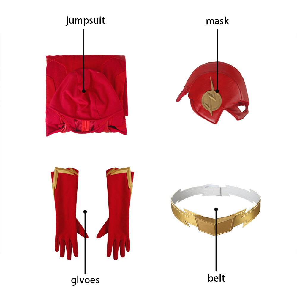 Costume de Cosplay Tenue Rouge de Barry Allen