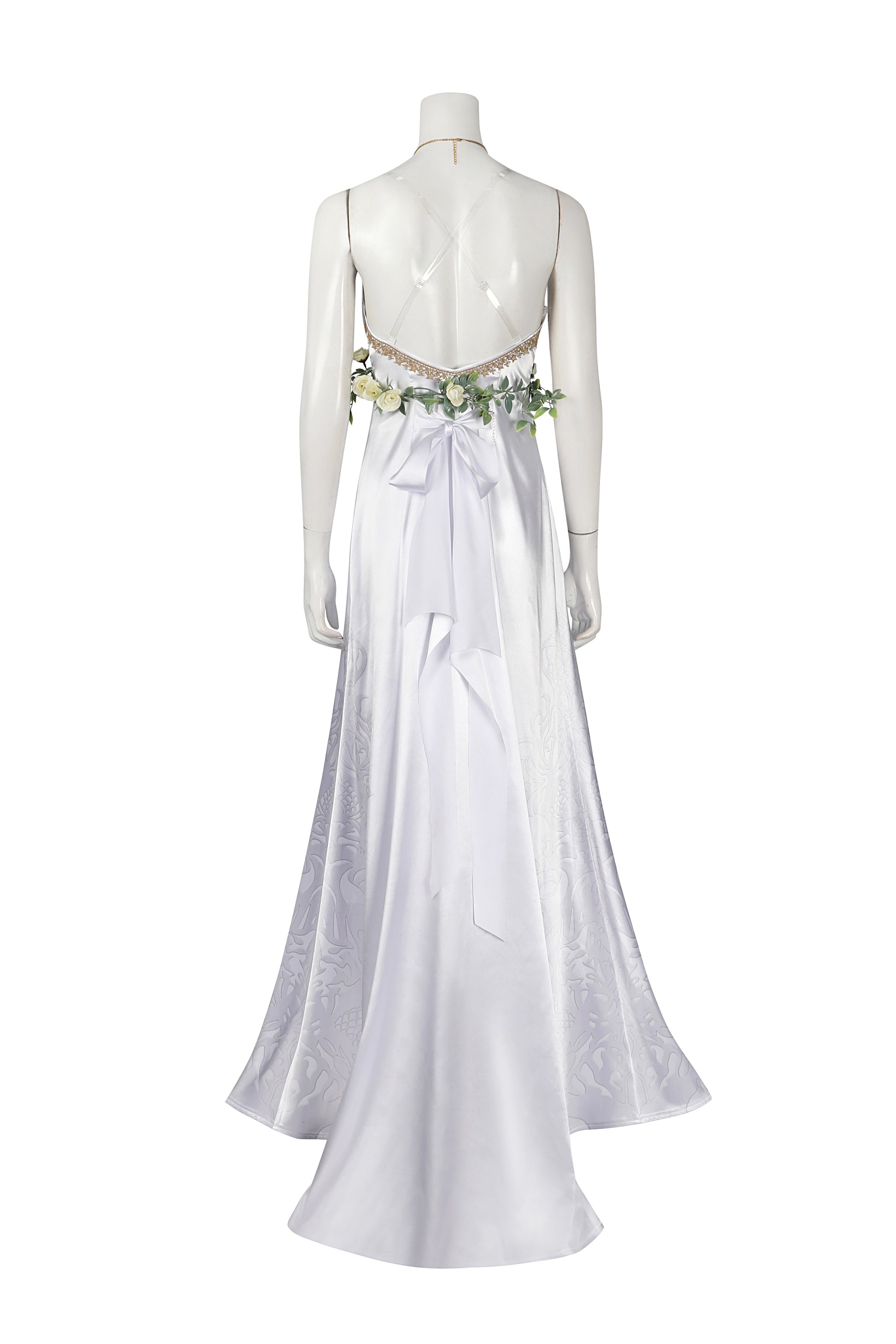 Costume de Cosplay de la Robe d'Aerith au Gold Saucer