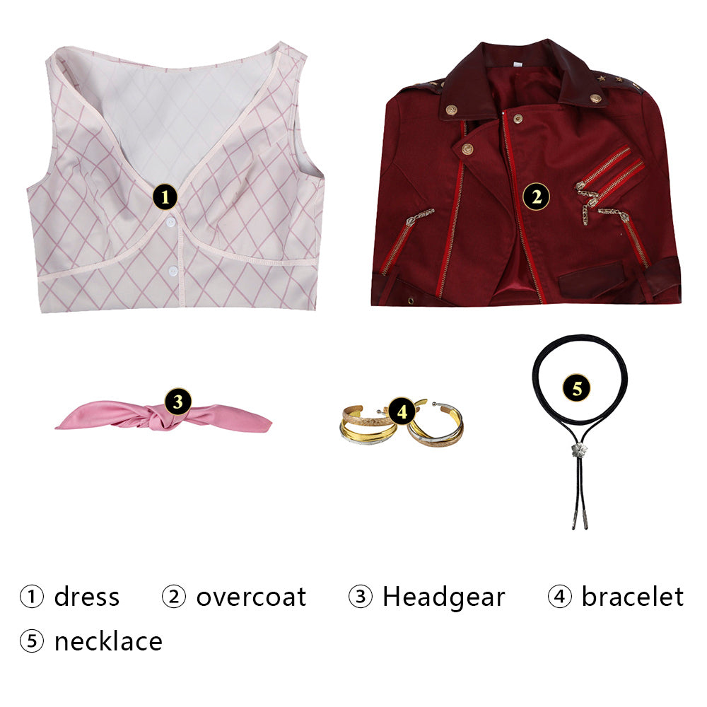 Costume de Cosplay d'Aerith Gainsborough