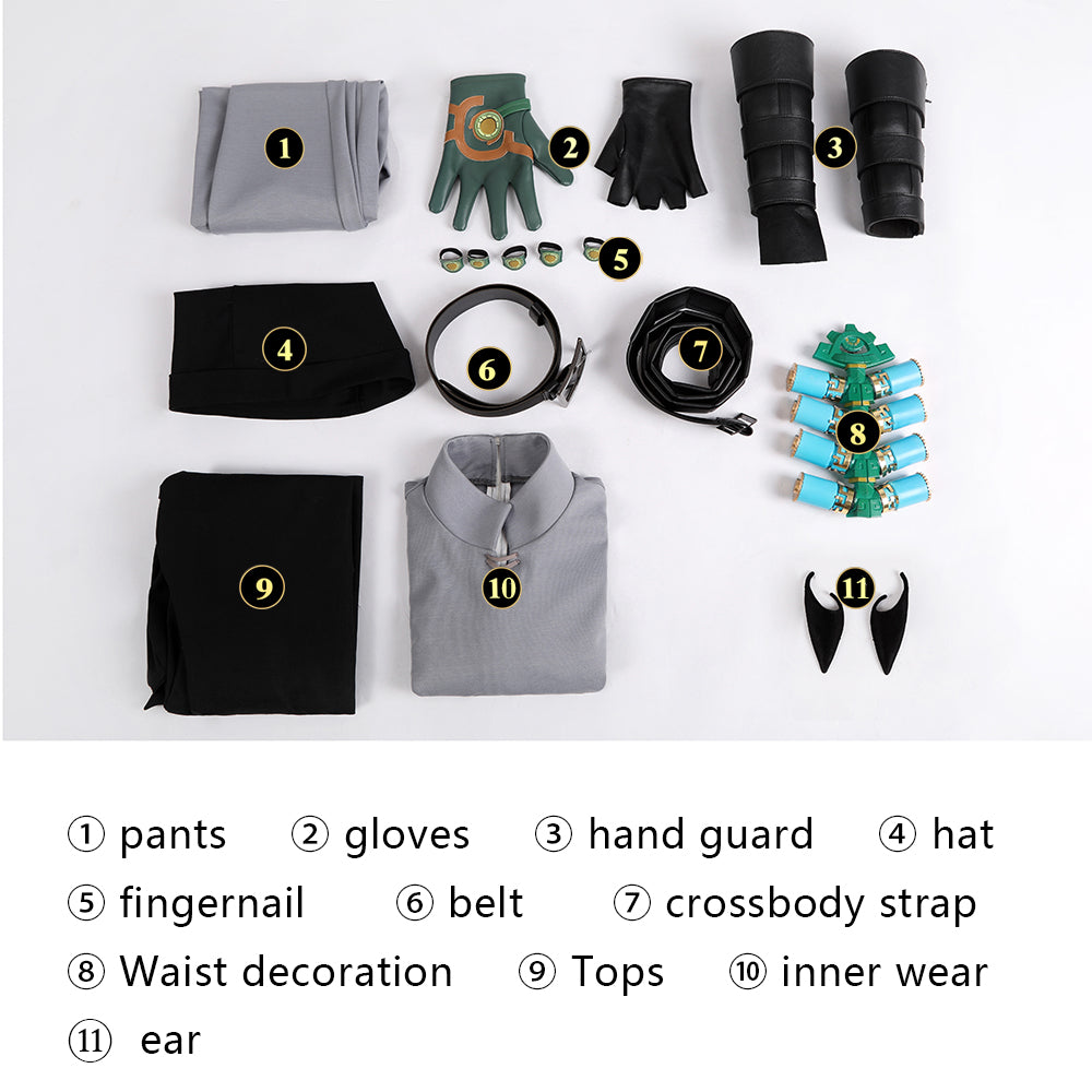 Costume de cosplay Link Tunique sombre