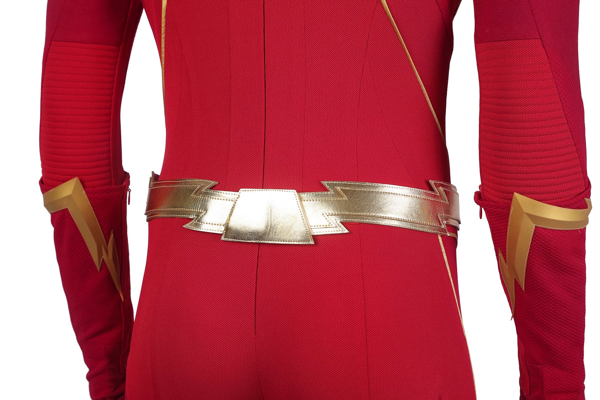 Costume Cosplay Flash Barry Allen Combinaison Intégrale Du Coureur Éclair