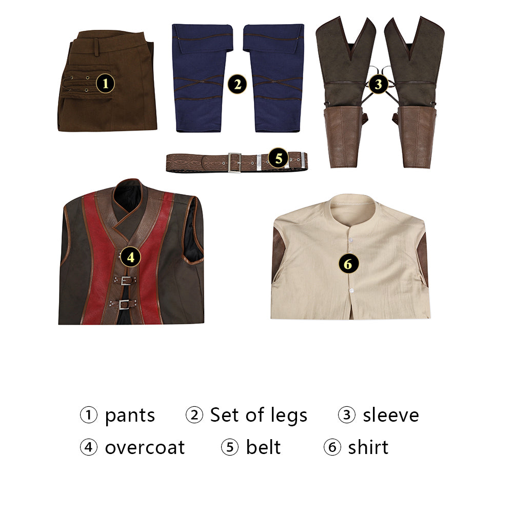 Costume de Cosplay Tenue de Wyll