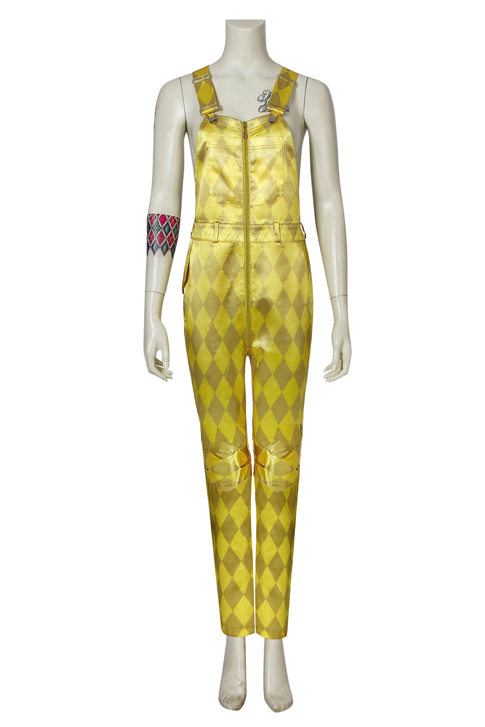 Costume de Cosplay de Harley Quinn en Combinaison Jaune