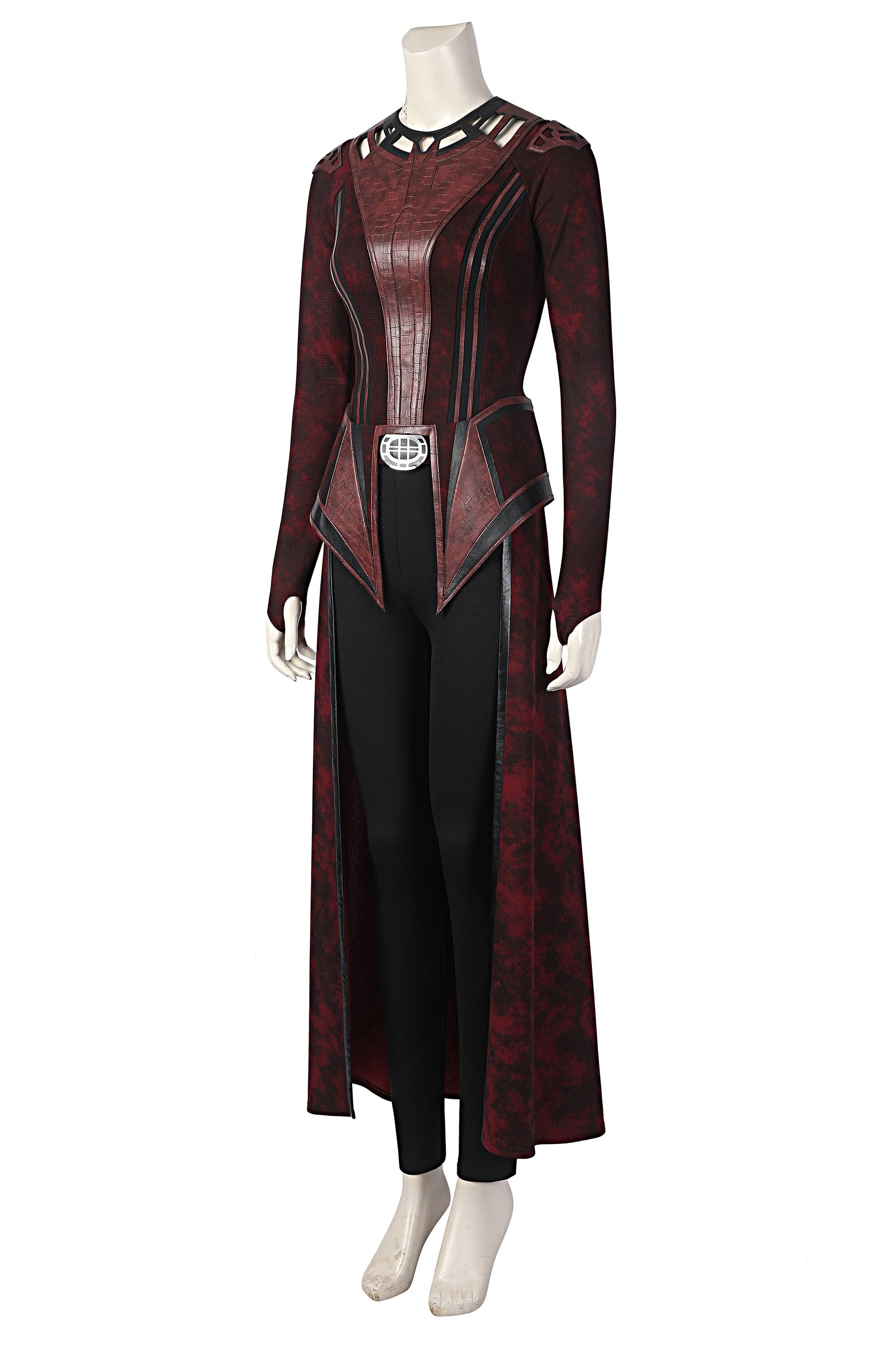 Costume Cosplay Sorcière Rouge Tenue Sombre De Wanda Maximoff