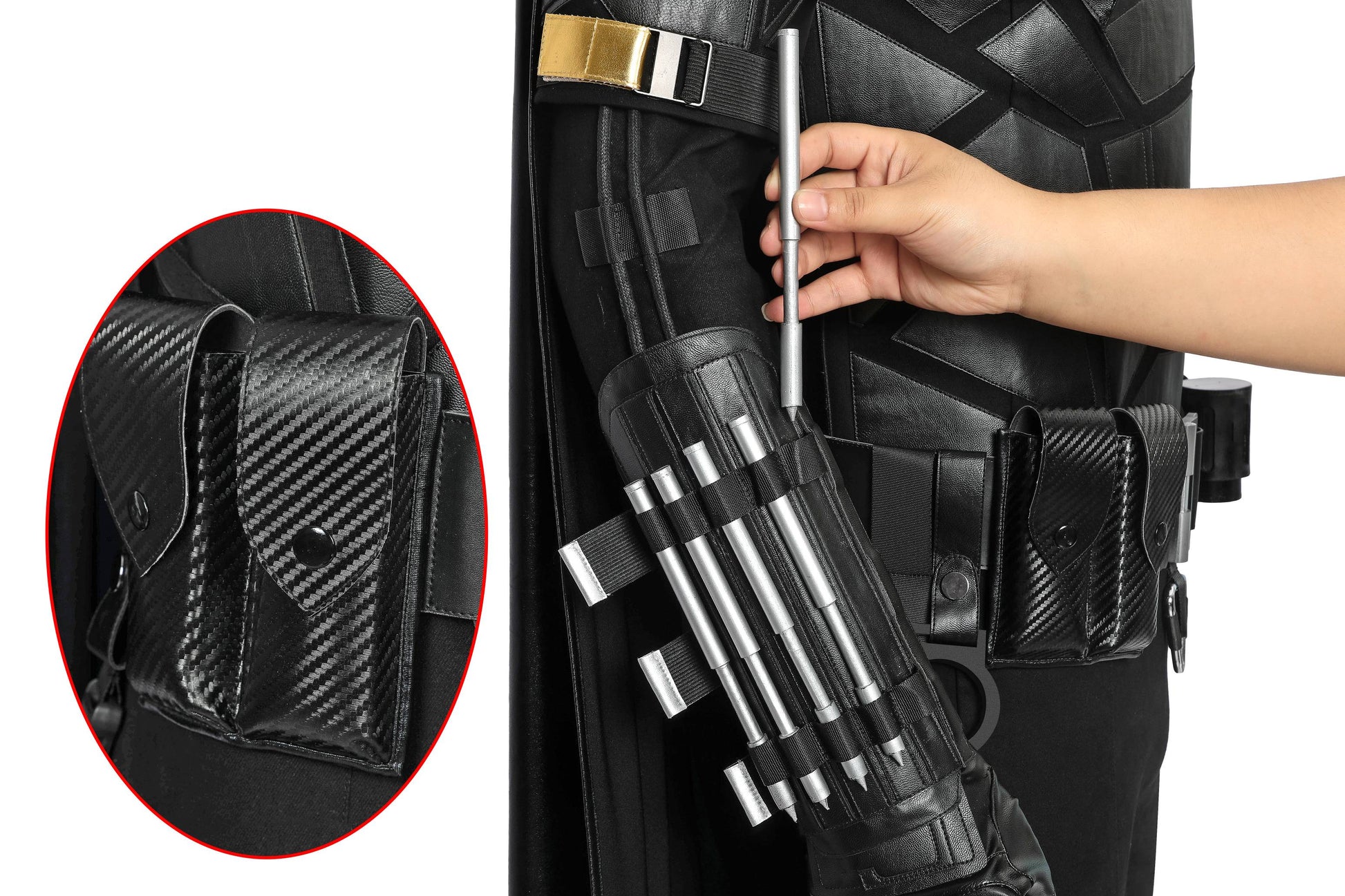 Tenue Cosplay Bruce Wayne Batman Double Identité Élégante