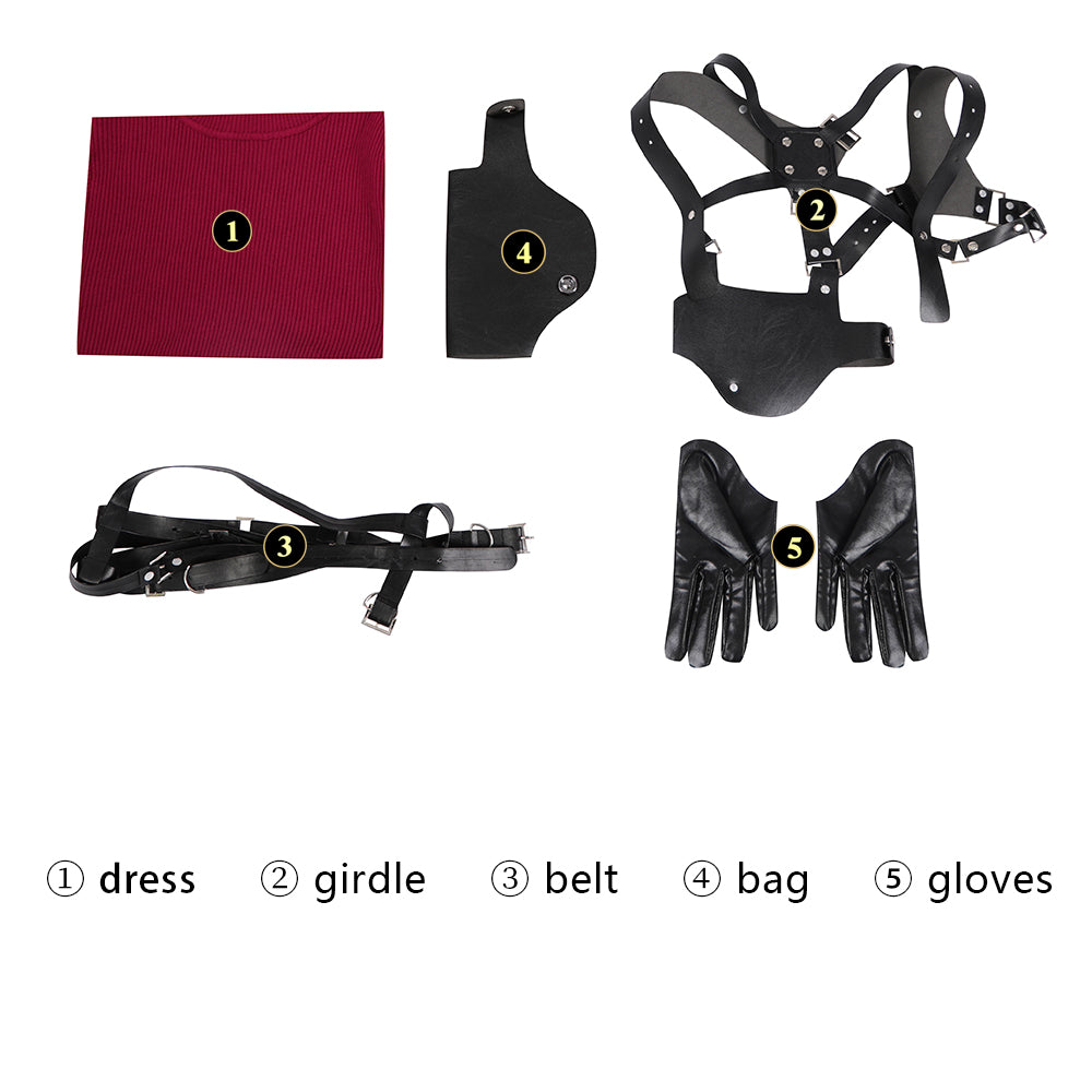 Costume de cosplay d'Ada Wong Combinaison à manches longues