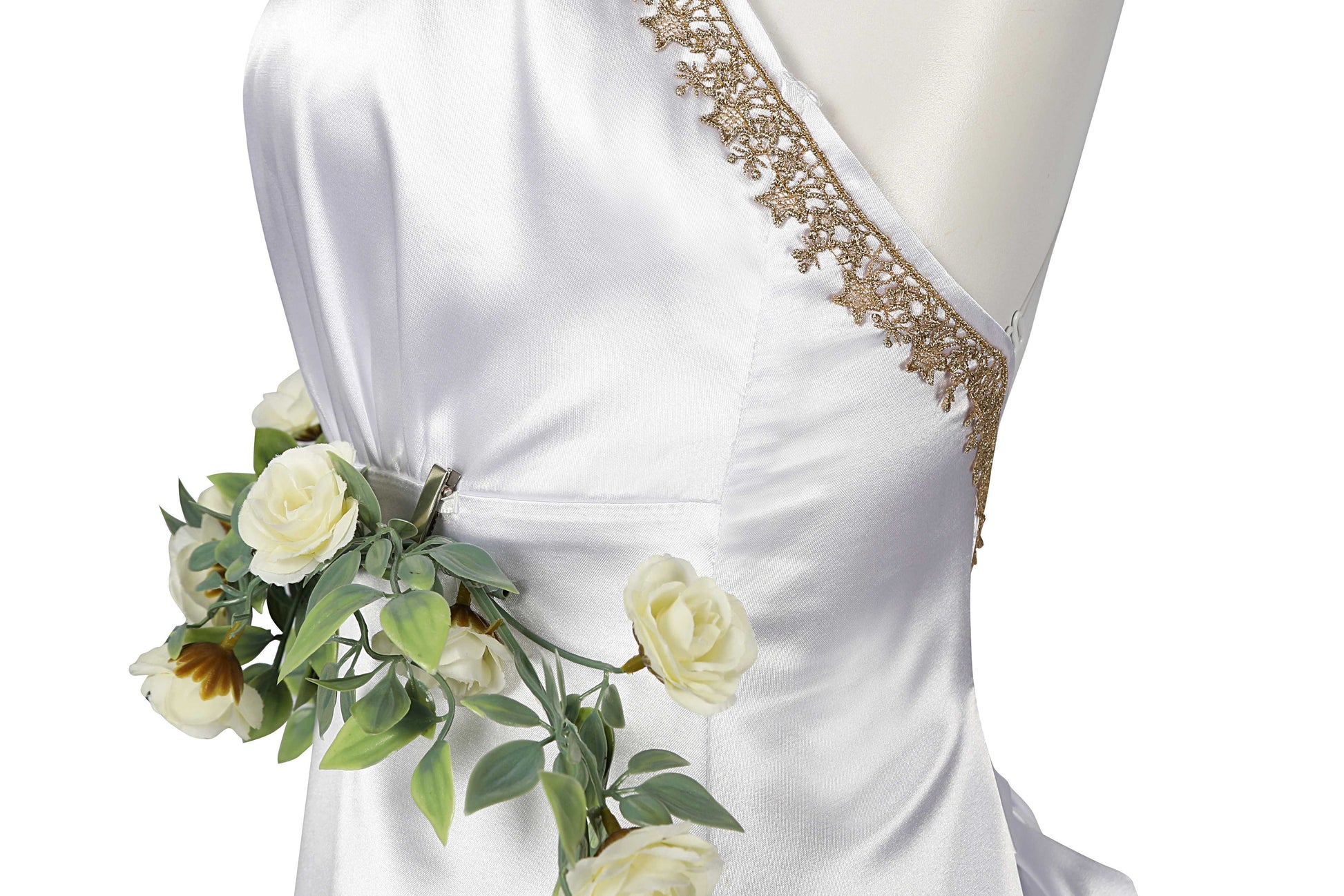 Costume de Cosplay de la Robe d'Aerith au Gold Saucer