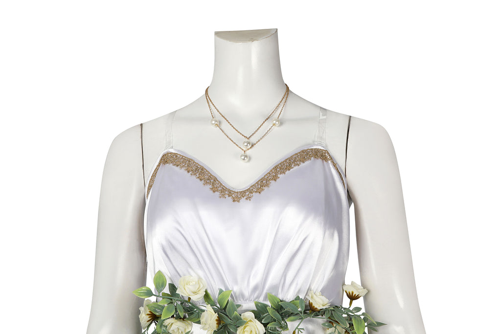 Costume de Cosplay de la Robe d'Aerith au Gold Saucer
