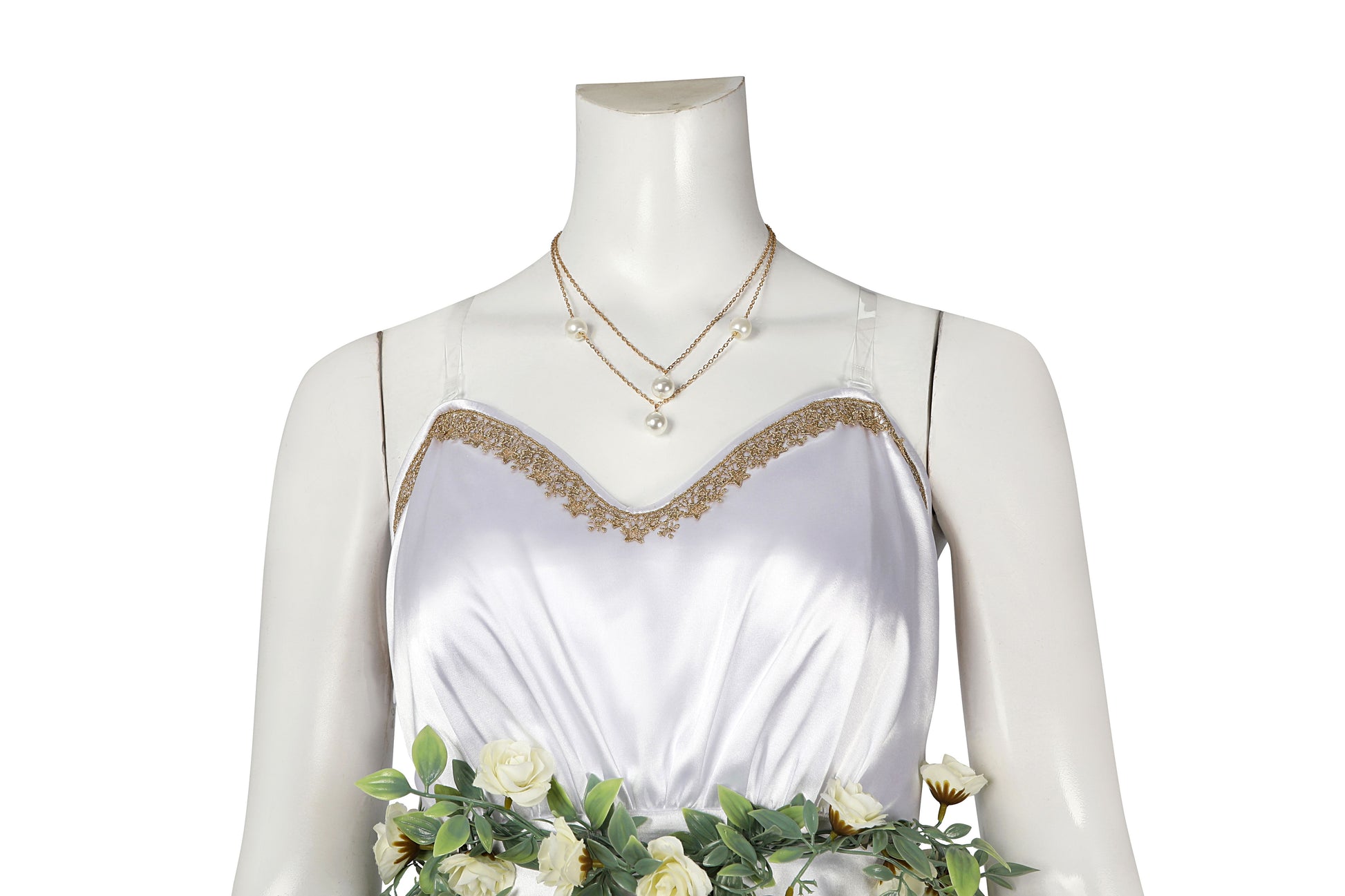 Costume de Cosplay de la Robe d'Aerith au Gold Saucer