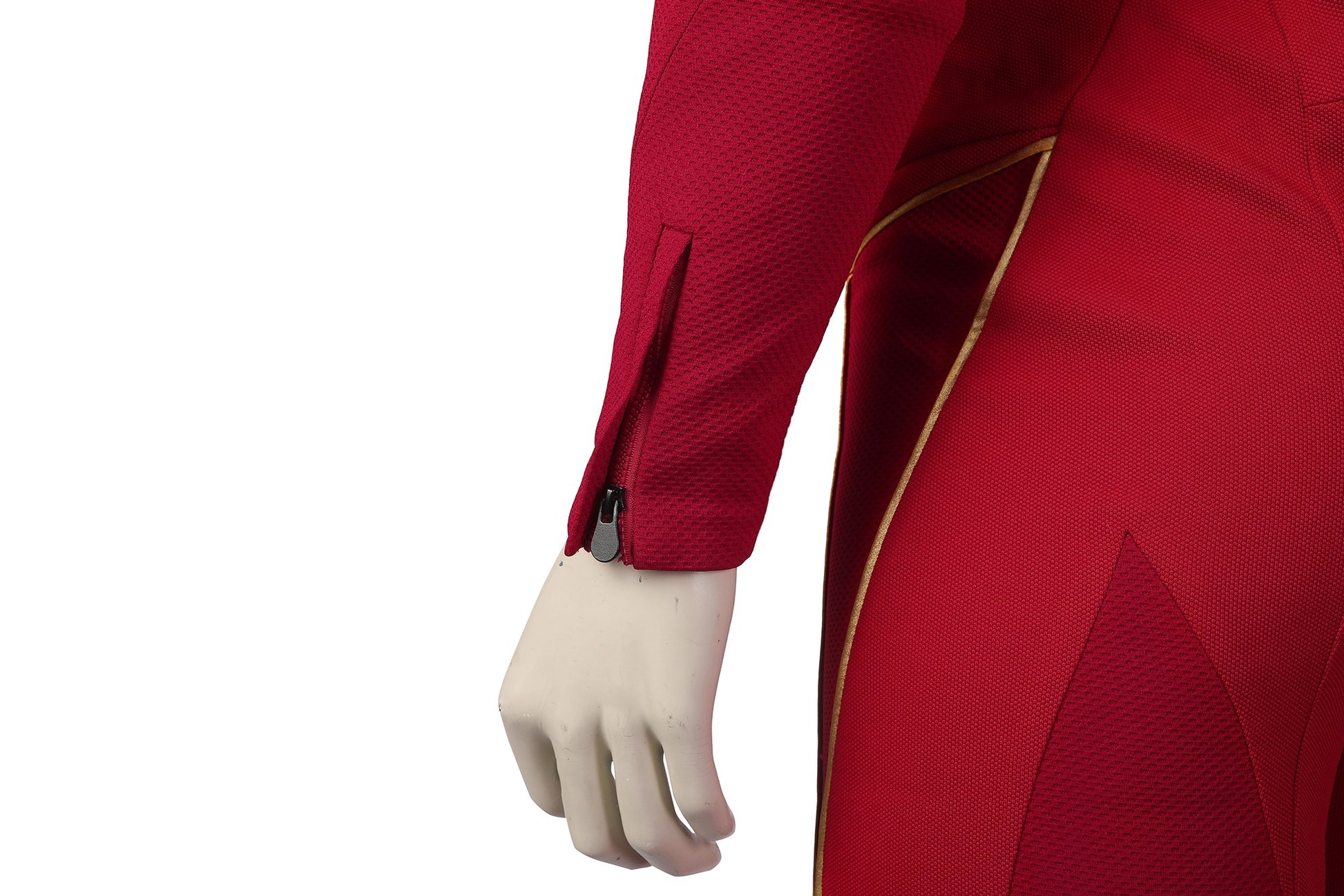 Costume Cosplay Flash Barry Allen Combinaison Intégrale Du Coureur Éclair