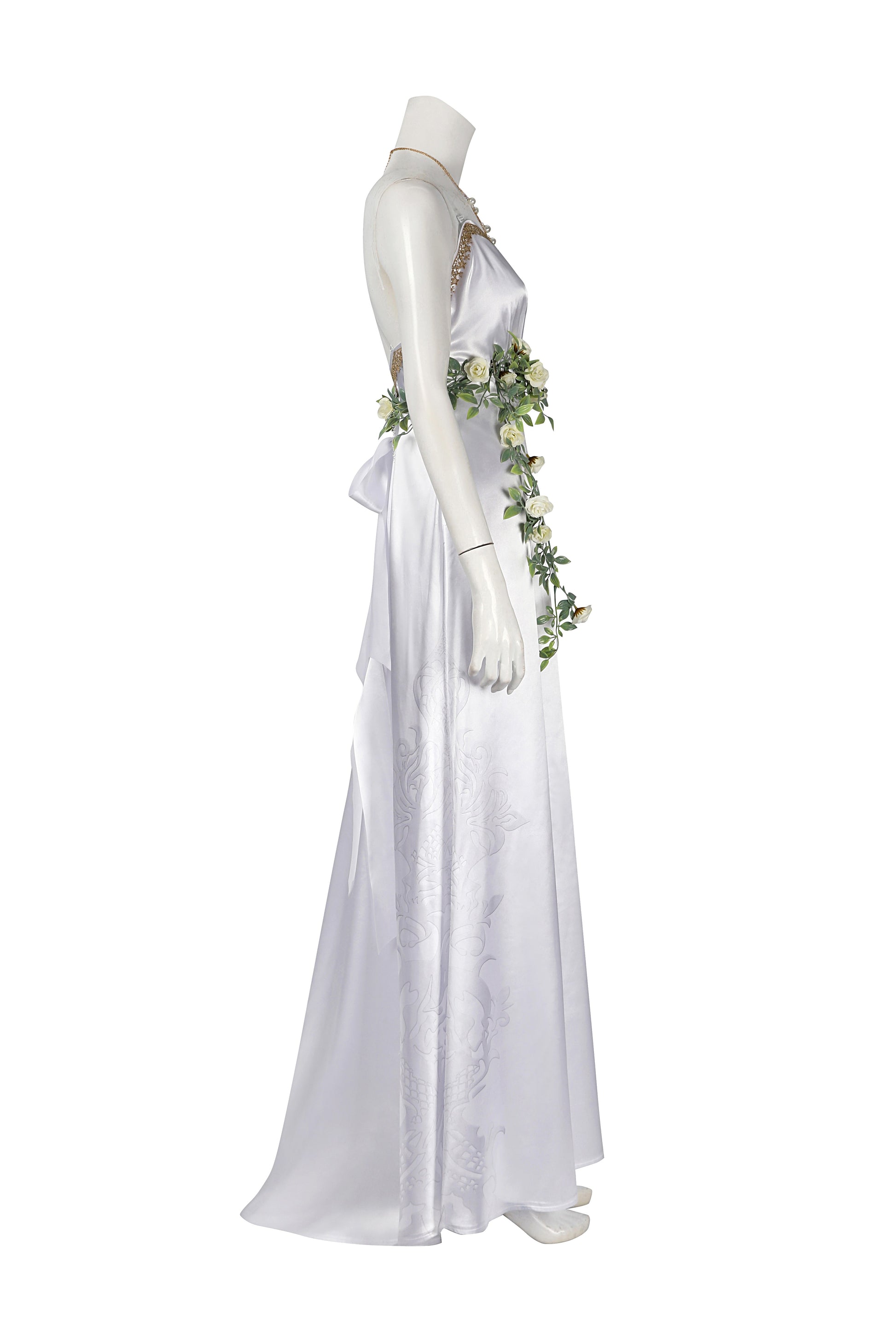 Costume de Cosplay de la Robe d'Aerith au Gold Saucer