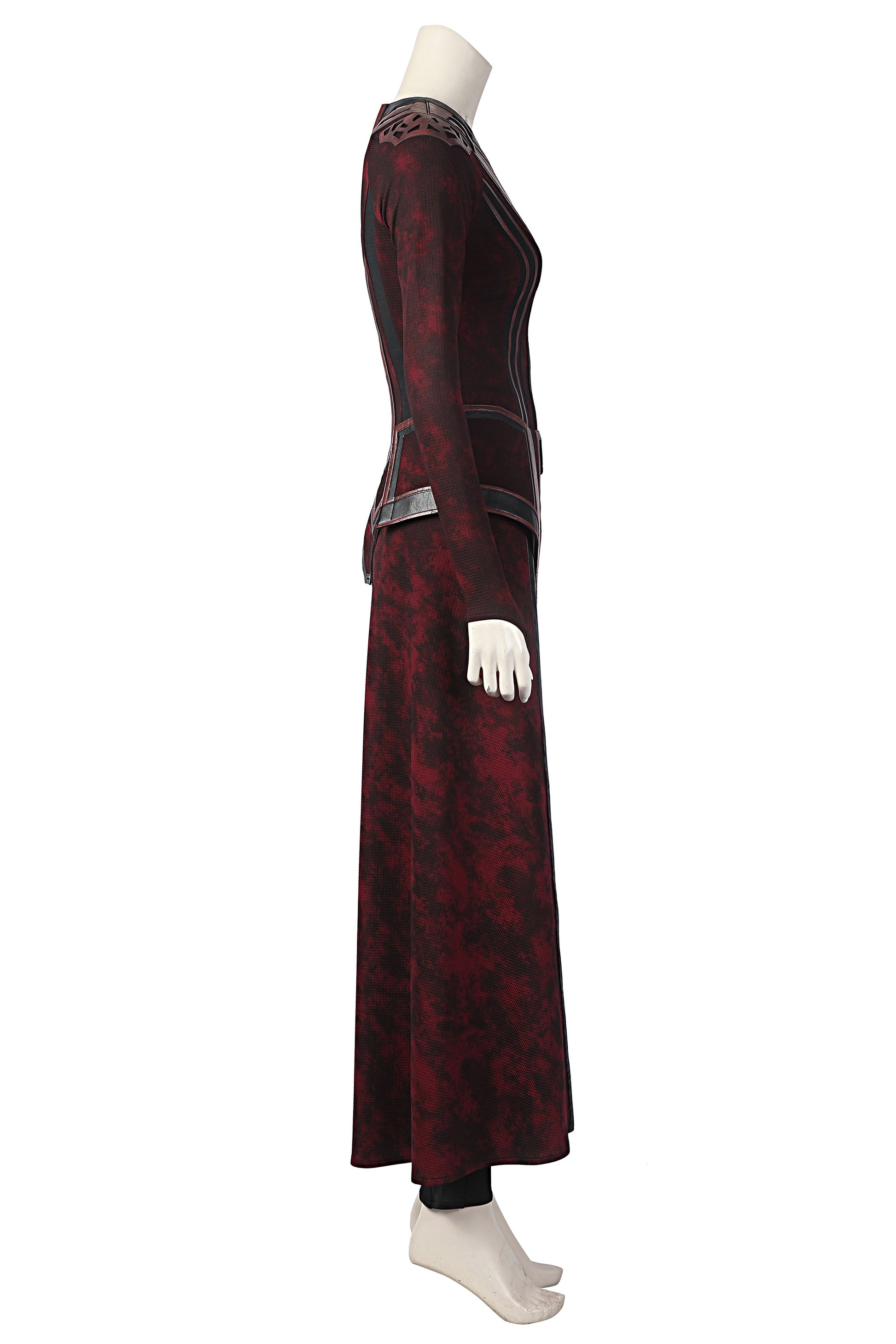 Costume Cosplay Sorcière Rouge Tenue Sombre De Wanda Maximoff