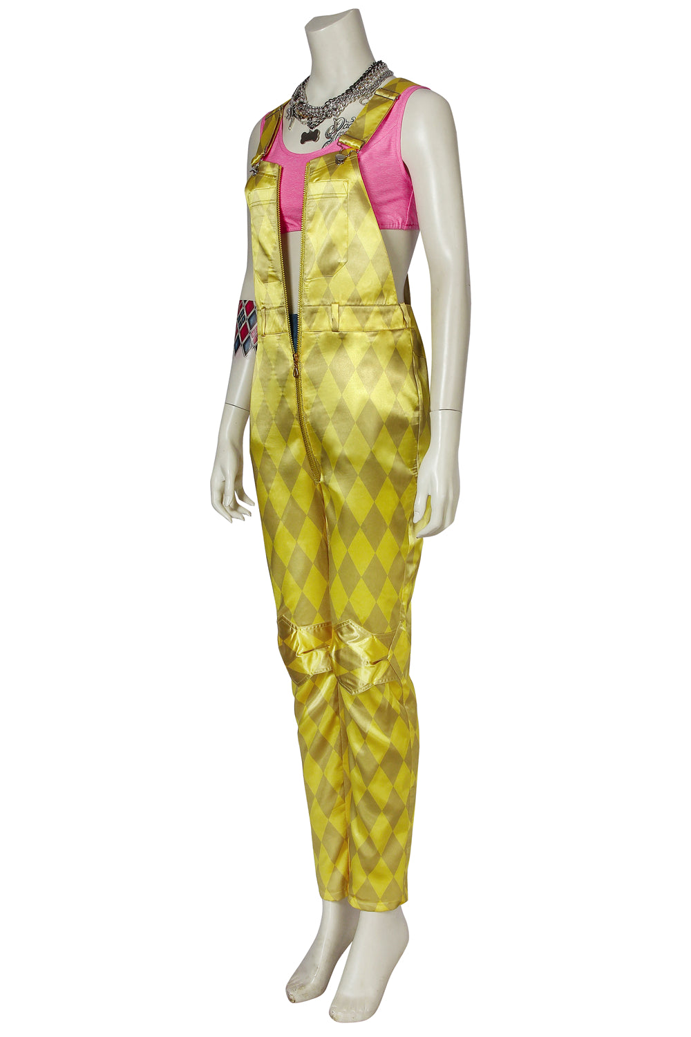 Costume de Cosplay de Harley Quinn en Combinaison Jaune