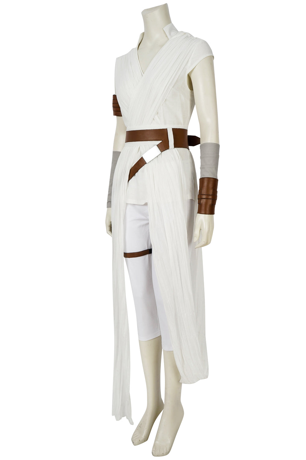 Costume de Cosplay de Rey Skywalker Tenue Blanche