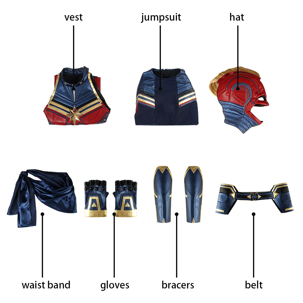 Costume de Cosplay de Carol Danvers