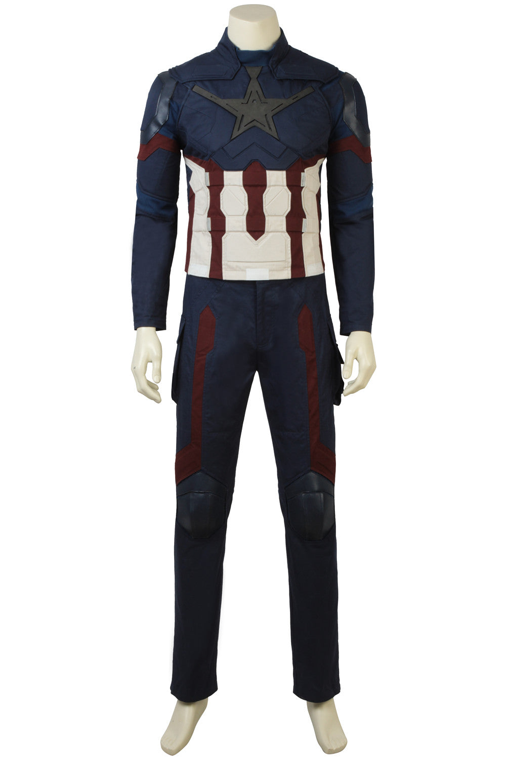 Costume Cosplay Captain America Steve Rogers Avengers