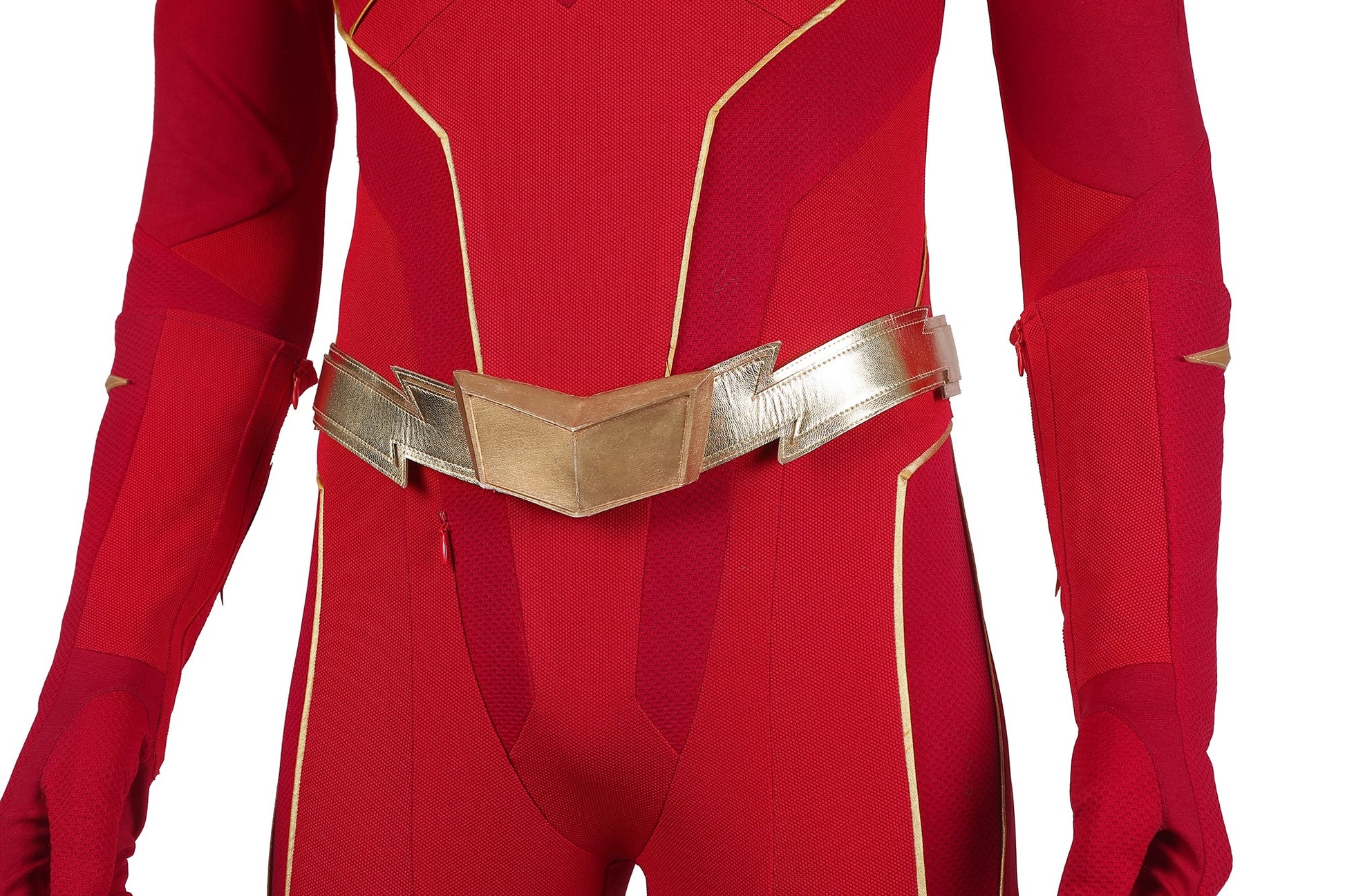 Costume Cosplay Flash Barry Allen Combinaison Intégrale Du Coureur Éclair