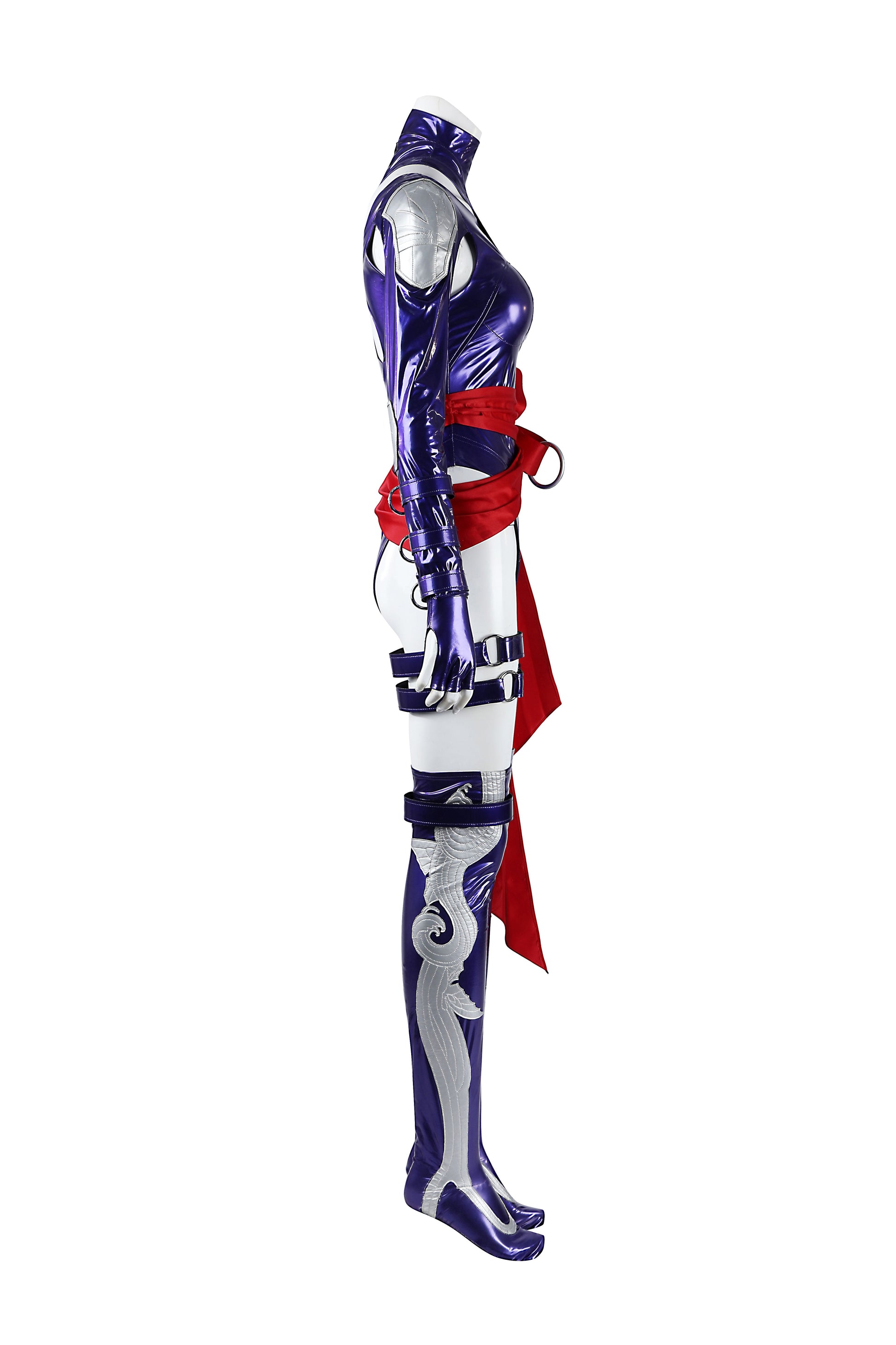 Psylocke Costume Cosplay Tenue Noire