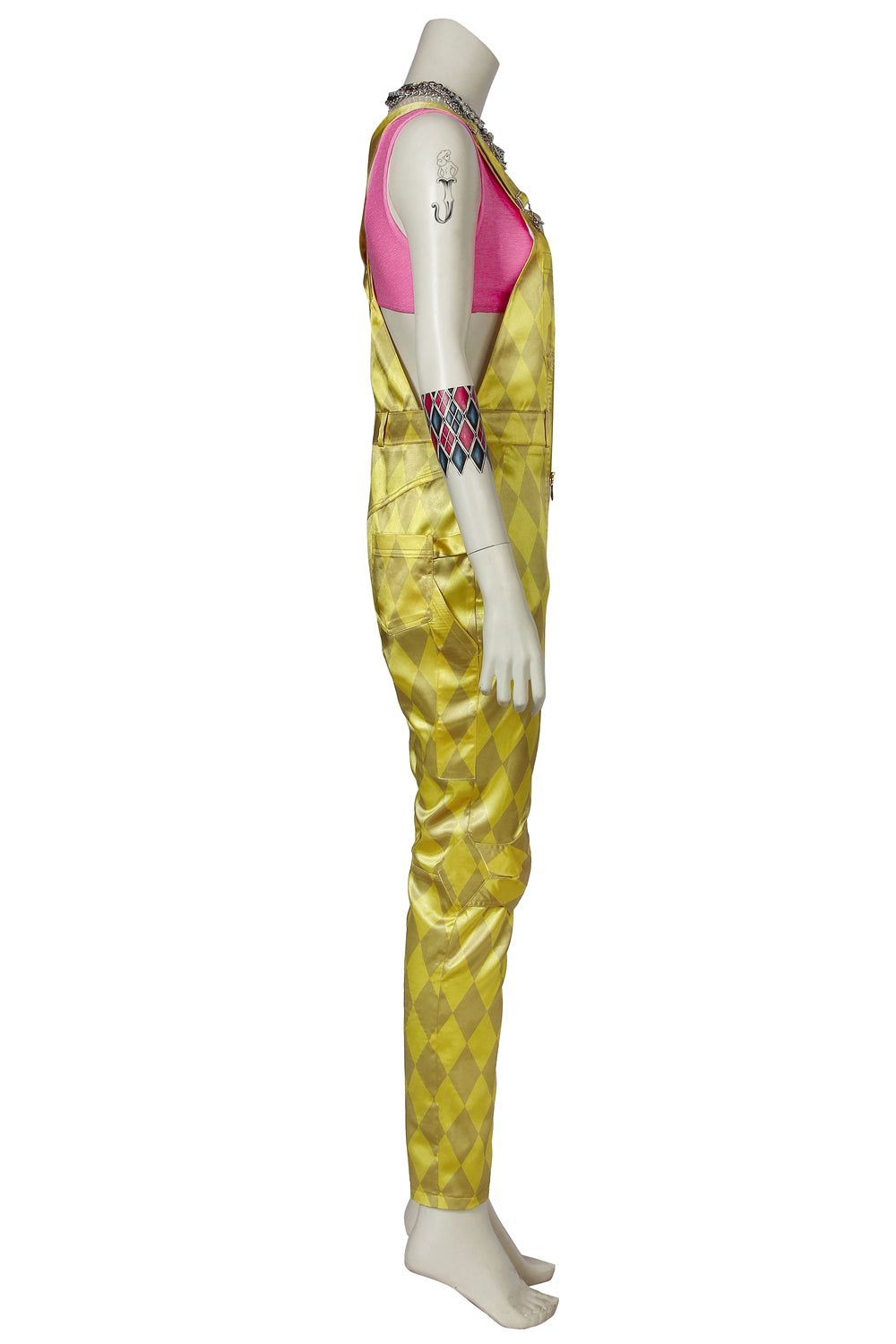 Costume de Cosplay de Harley Quinn en Combinaison Jaune