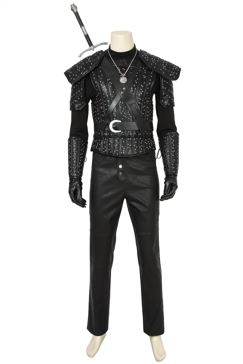 Costume de Cosplay de Geralt de Riv Tenue Noire