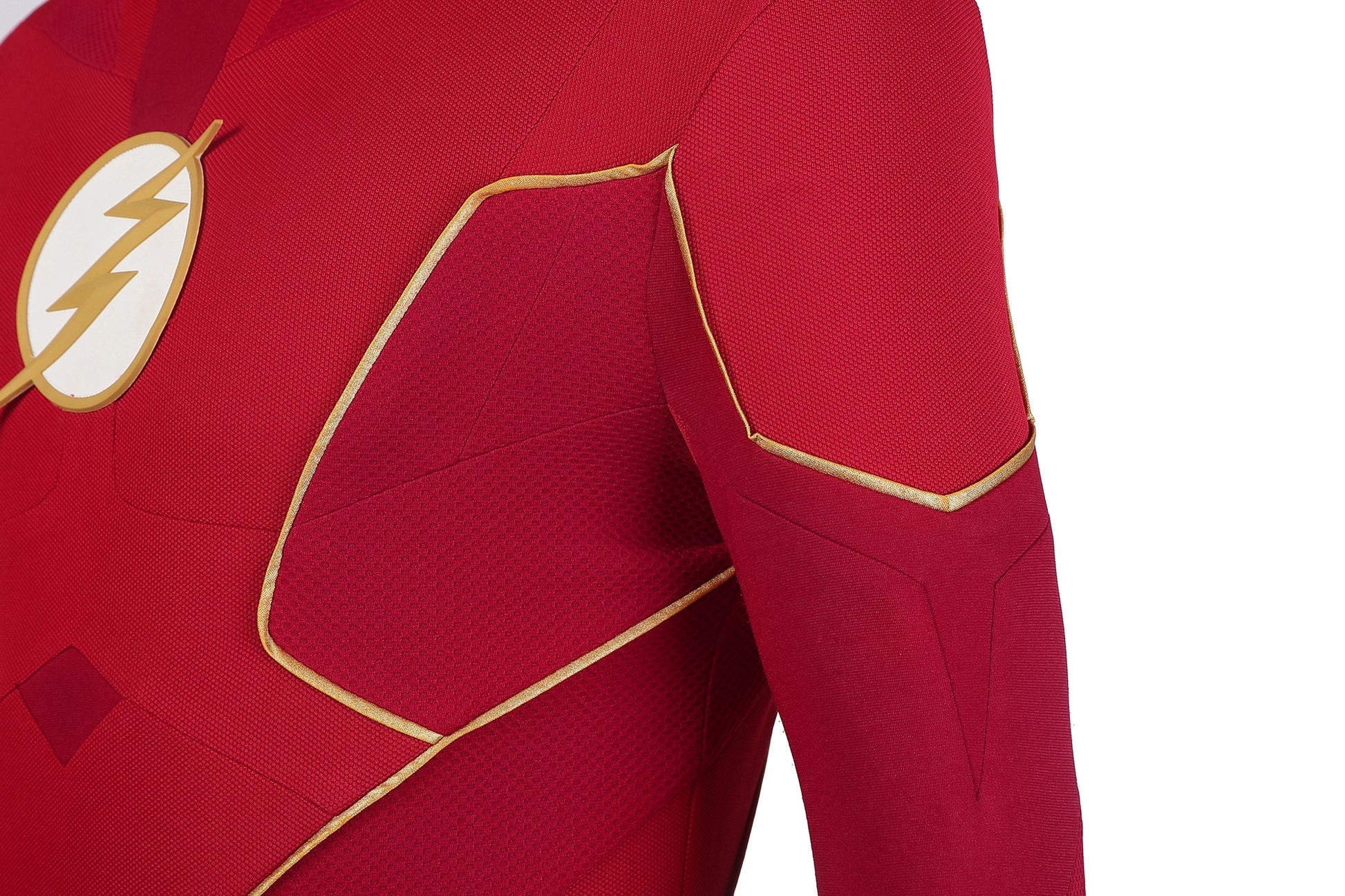 Costume Cosplay Flash Barry Allen Combinaison Intégrale Du Coureur Éclair