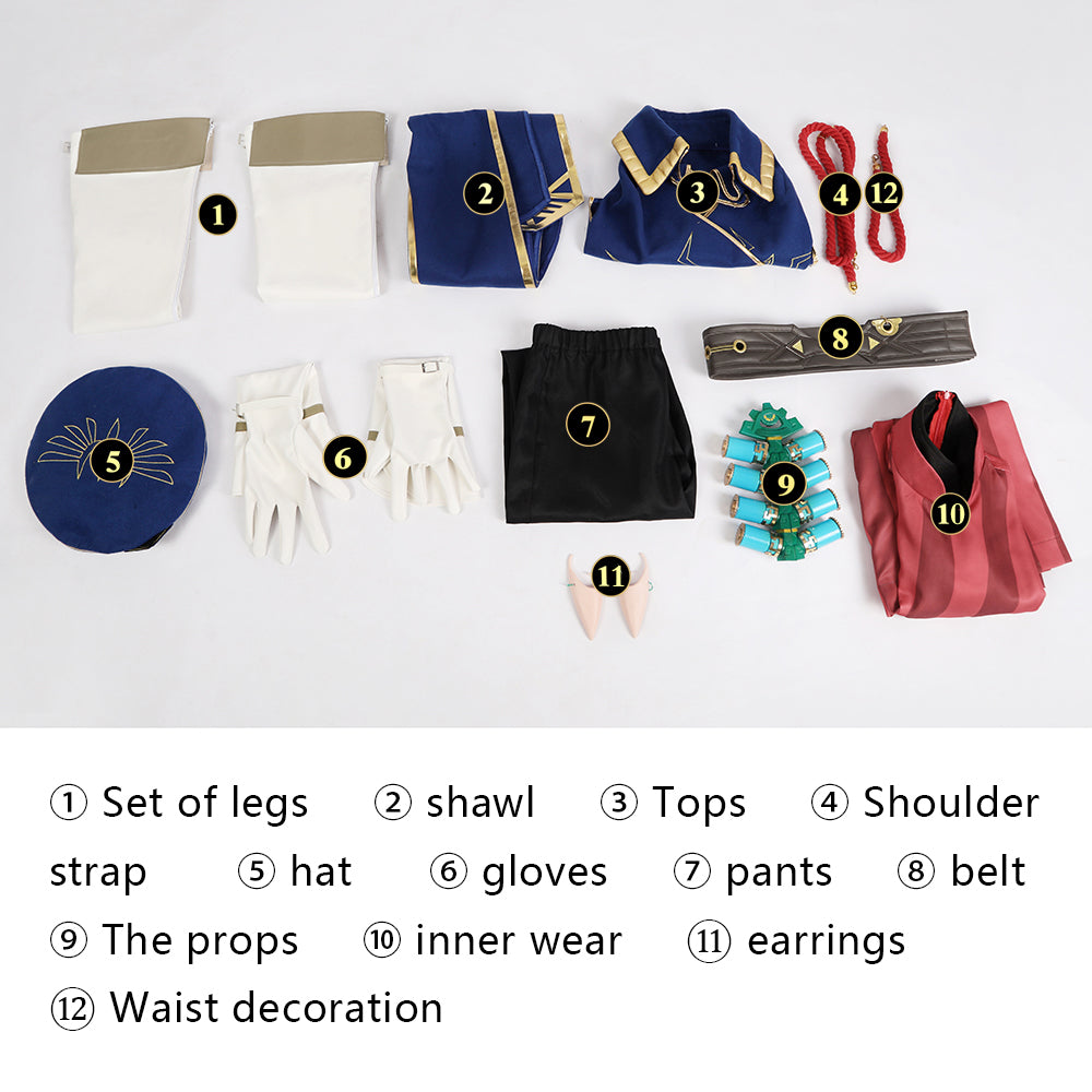 Costume de Cosplay Uniforme de Garde Royal de Link
