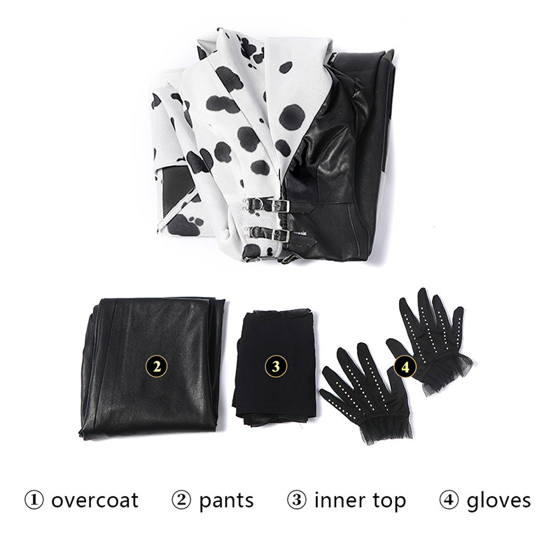 Manteau Cosplay Cruella De Vil