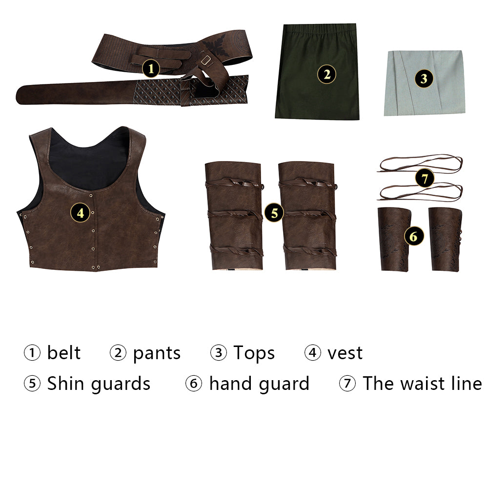 Costume De Cosplay De Ciri Saison 3