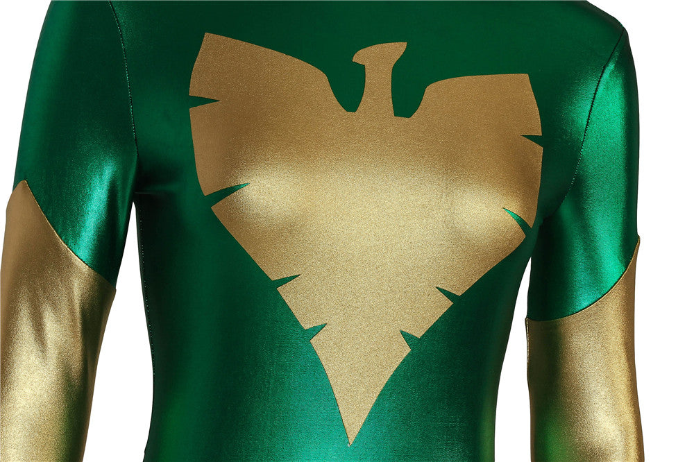 Costume de Cosplay Combinaison Verte de Jean Grey