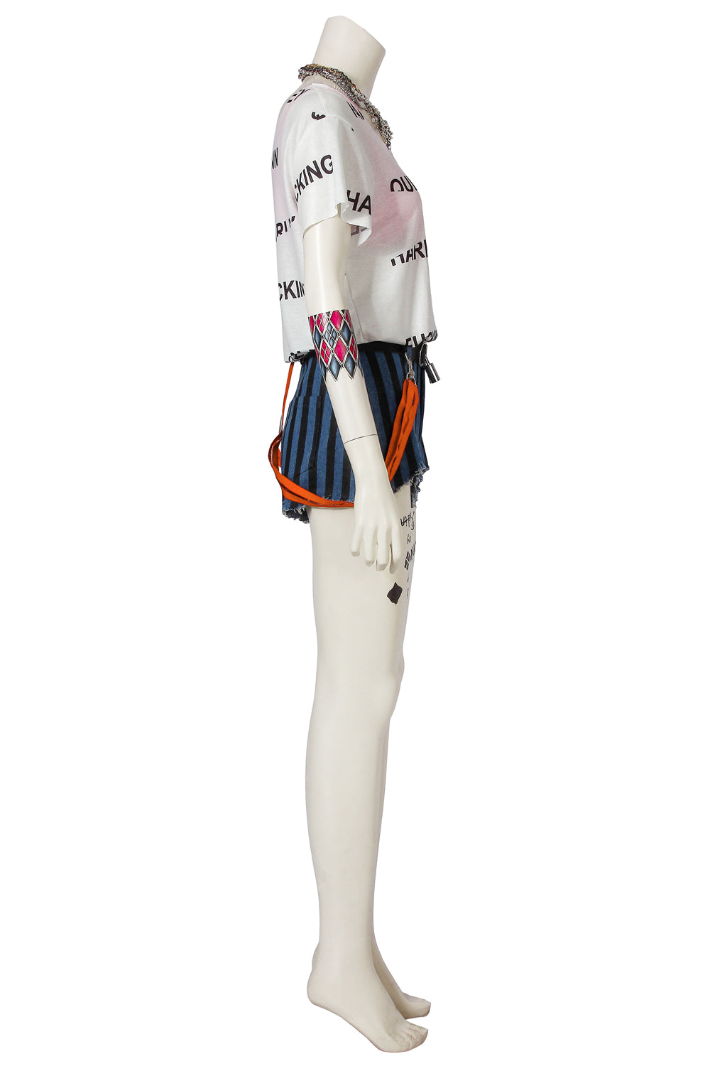 Costume de Cosplay de Harley Quinn avec T-shirt et Tenue Complète