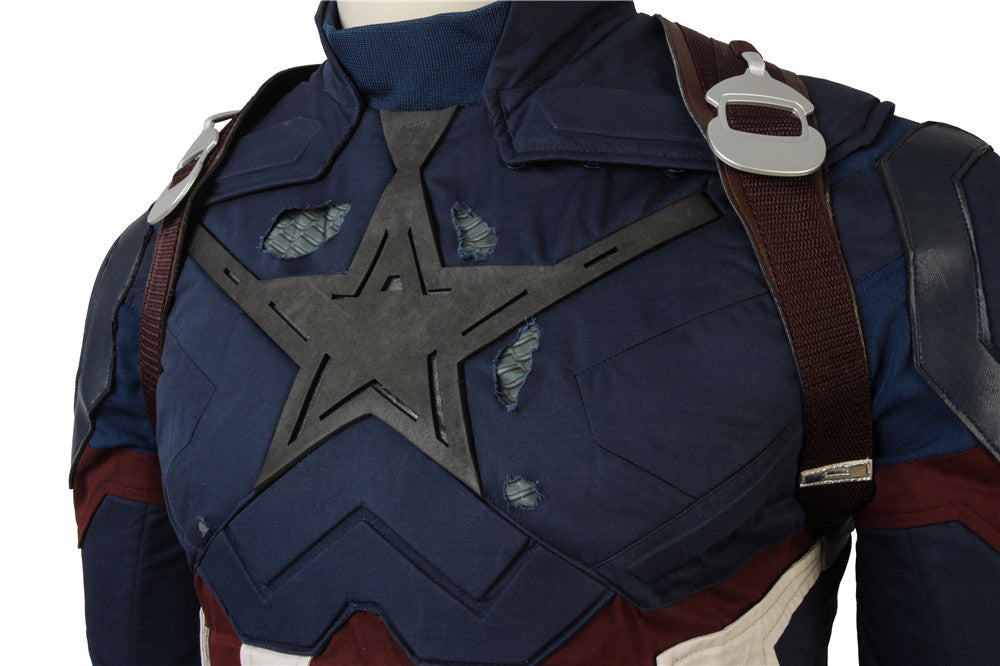 Costume Cosplay Captain America Steve Rogers Avengers