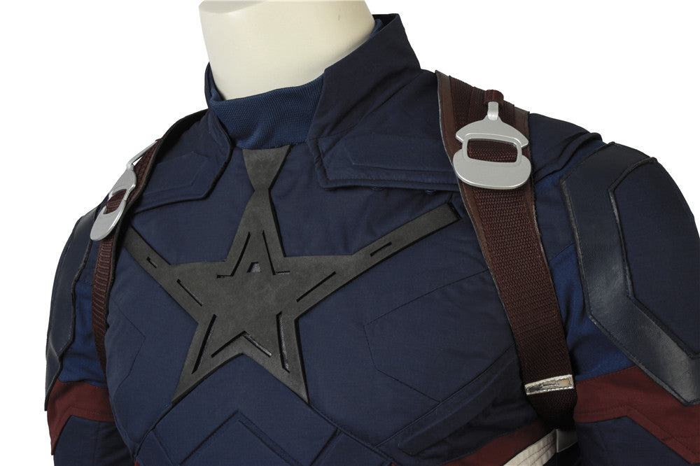 Costume Cosplay Captain America Steve Rogers Avengers