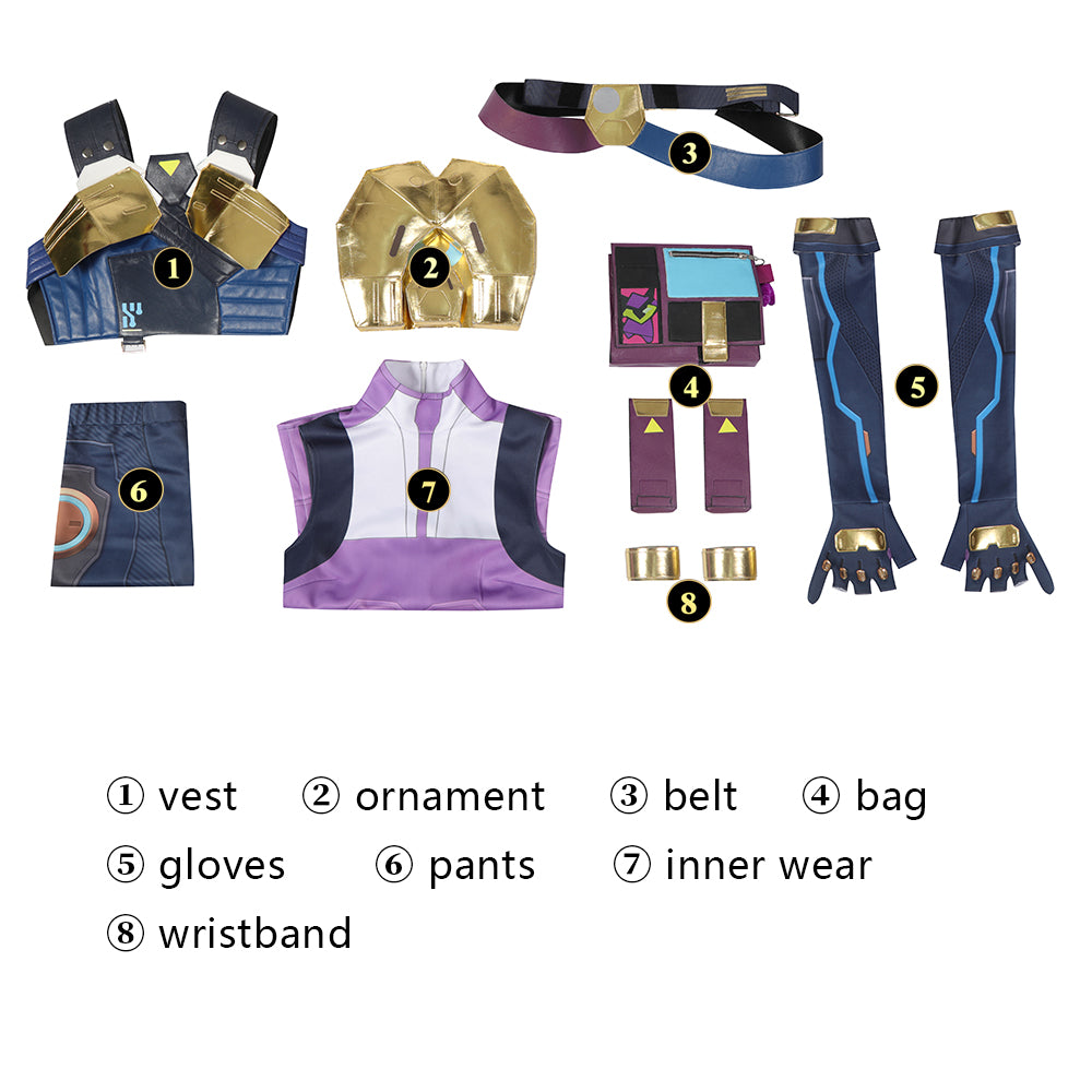 Valorant Neon Costume De Cosplay