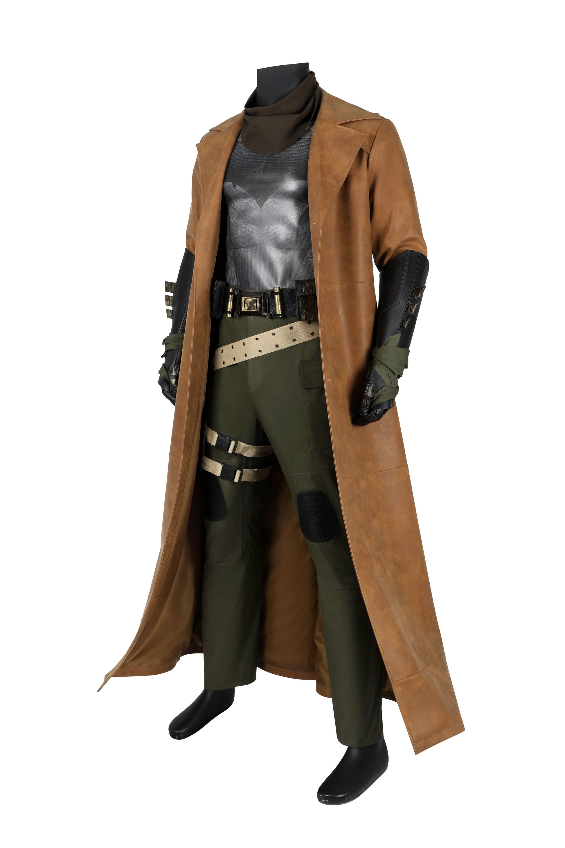 Costume de Cosplay Bruce Wayne Tenue Brune