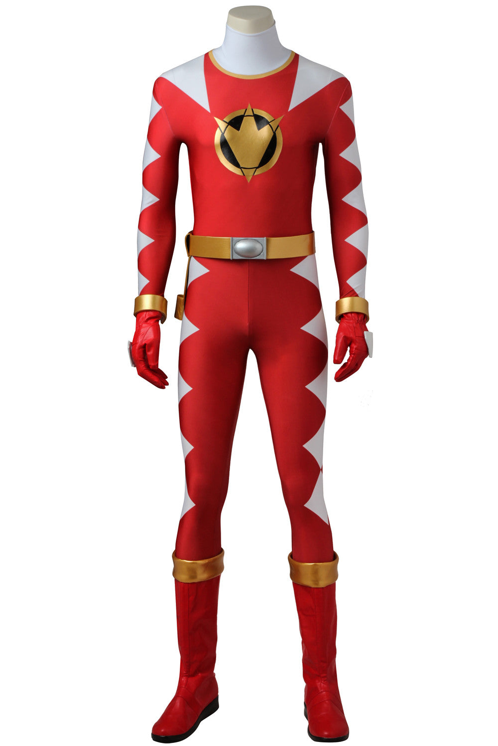 Costume Cosplay Du Ranger Rouge Power Rangers Dino Force