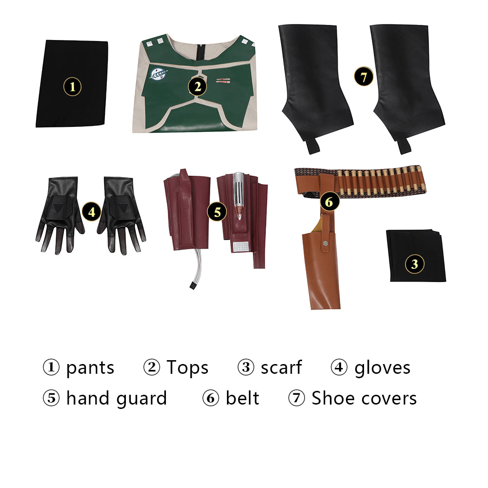 Costume de Cosplay Boba Fett Saison 2