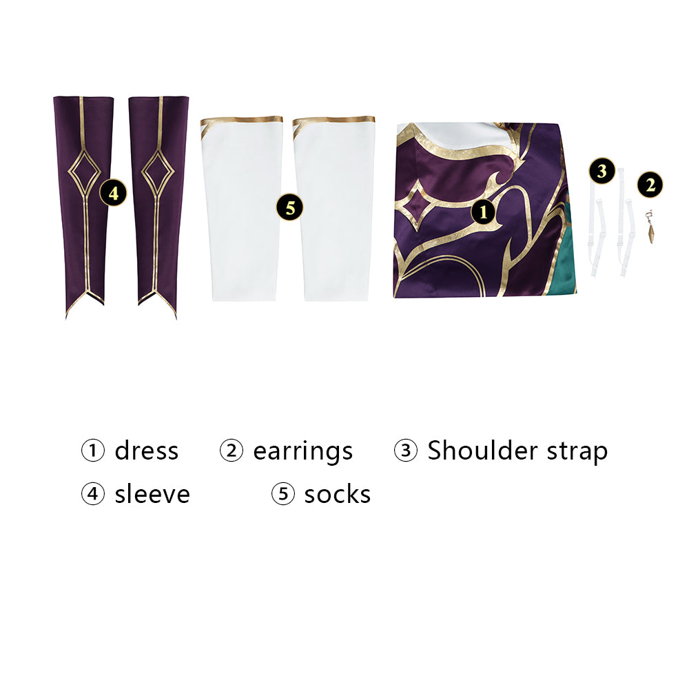 Costume de Cosplay Morgana Tenue