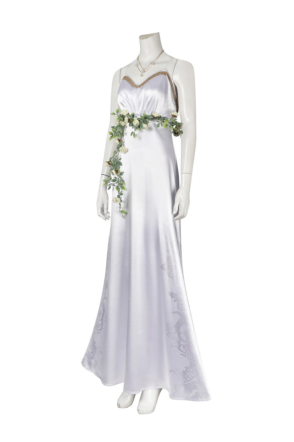 Costume de Cosplay de la Robe d'Aerith au Gold Saucer
