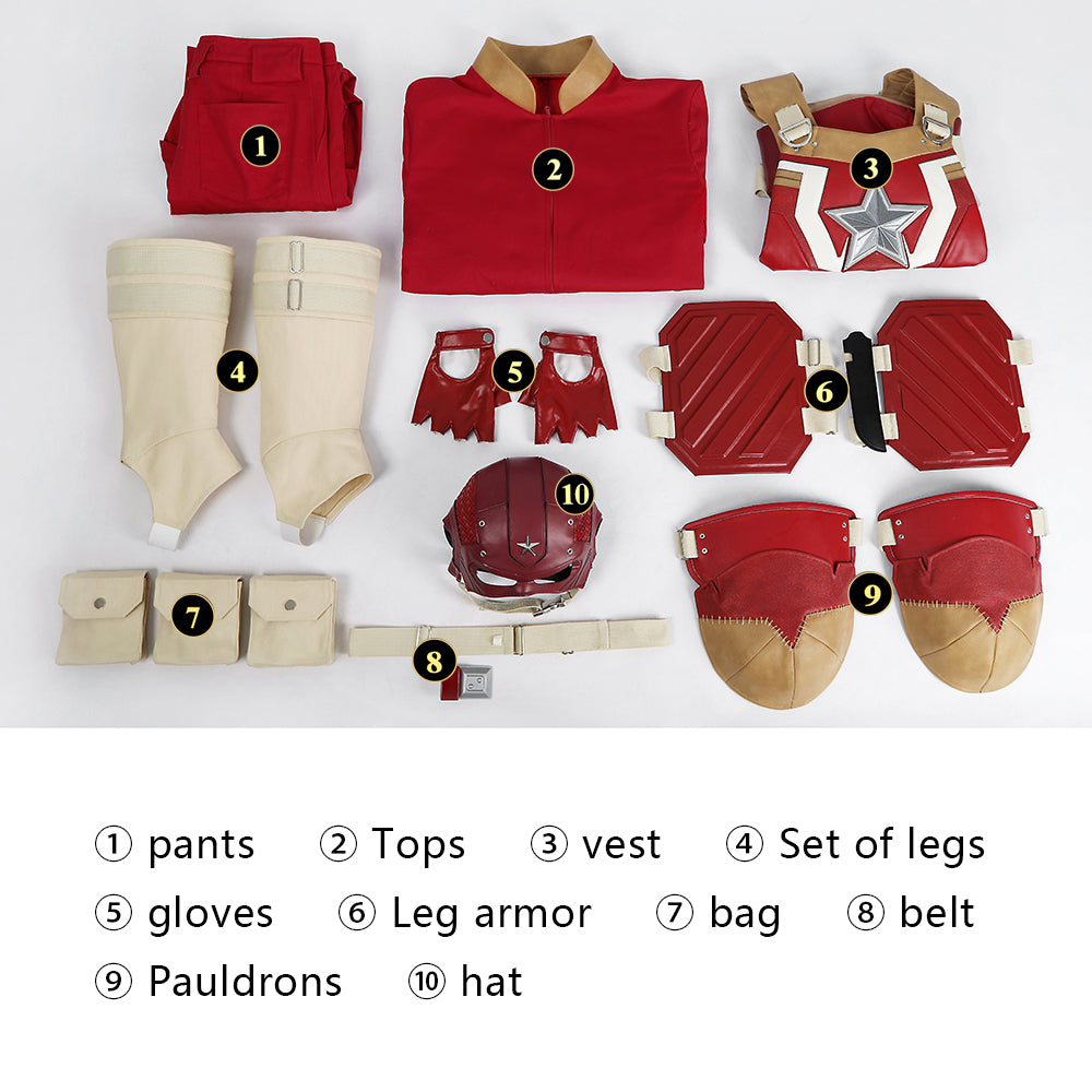 Costume de Cosplay de Red Guardian Alexei